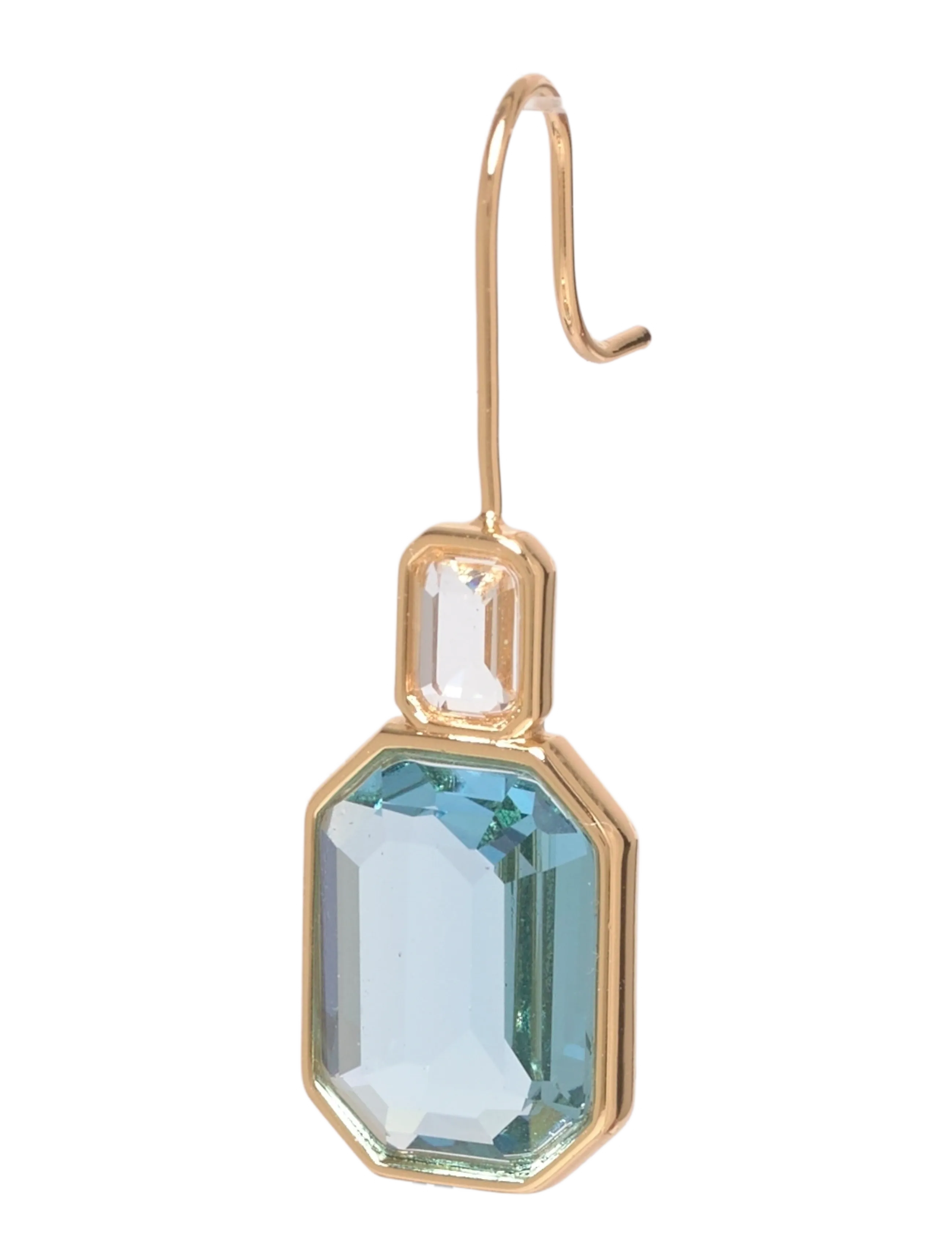 Lauren Ralph Lauren - PE STONE DBL DROP - GLD/AQUA - ohrhänger - gld/aqua - 1