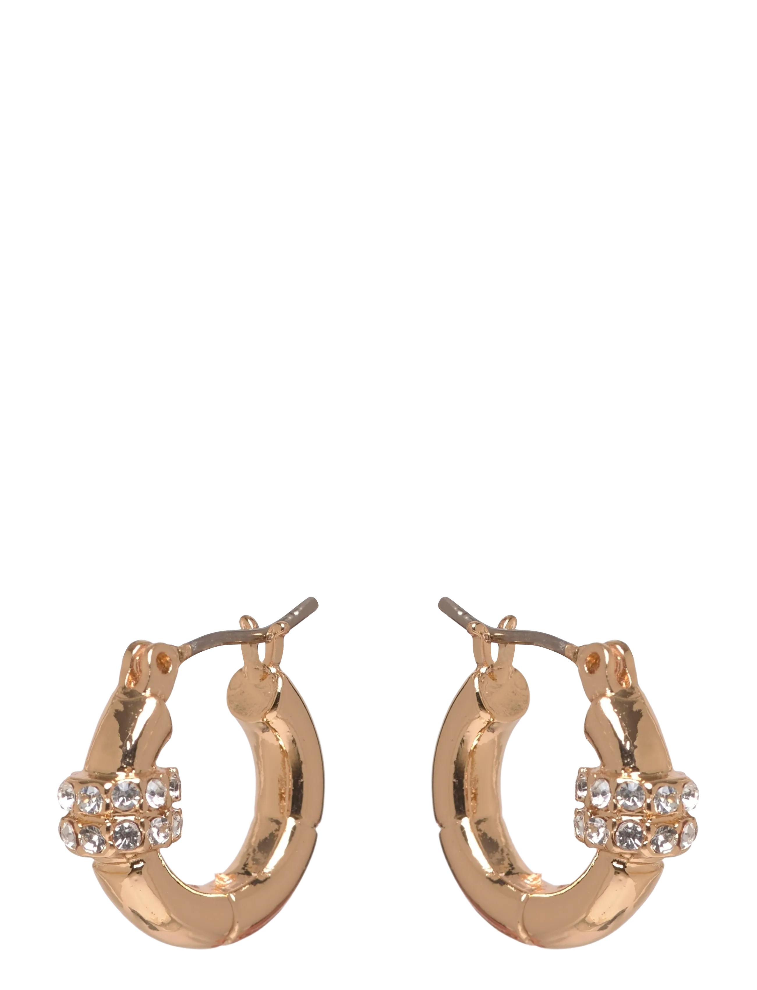 Lauren Ralph Lauren PE 15MM PAVE HOOP - GLD/CRY - Ralph Lauren - GLD/CRY / gold