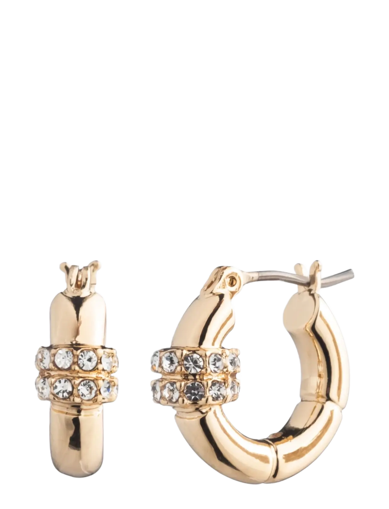 Lauren Ralph Lauren PE 15MM PAVE HOOP - GLD/CRY - Tänapäevane naiselikkus - GLD/CRY / gold