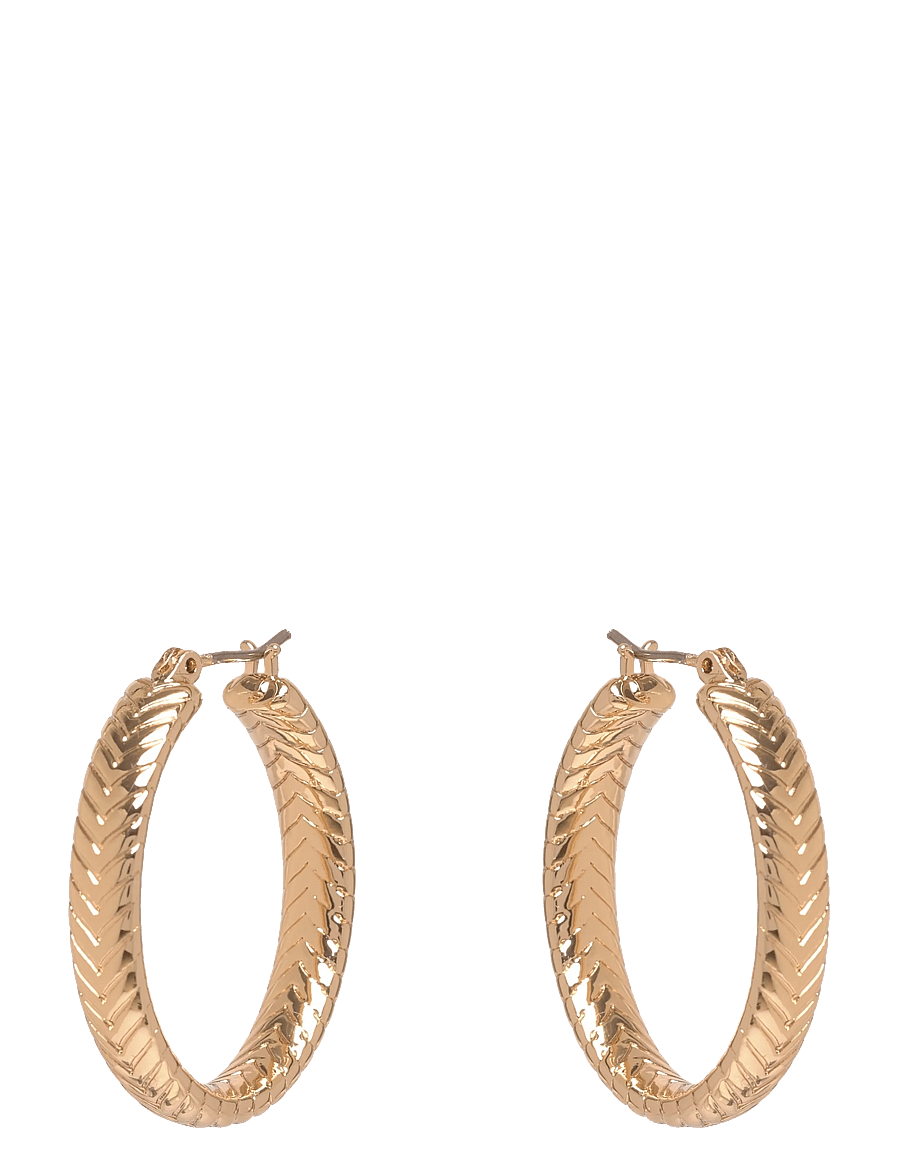Lauren Ralph Lauren - PE 29MM FOXTAIL CHAIN HOOP - GLD - cerceaux - gld - 0