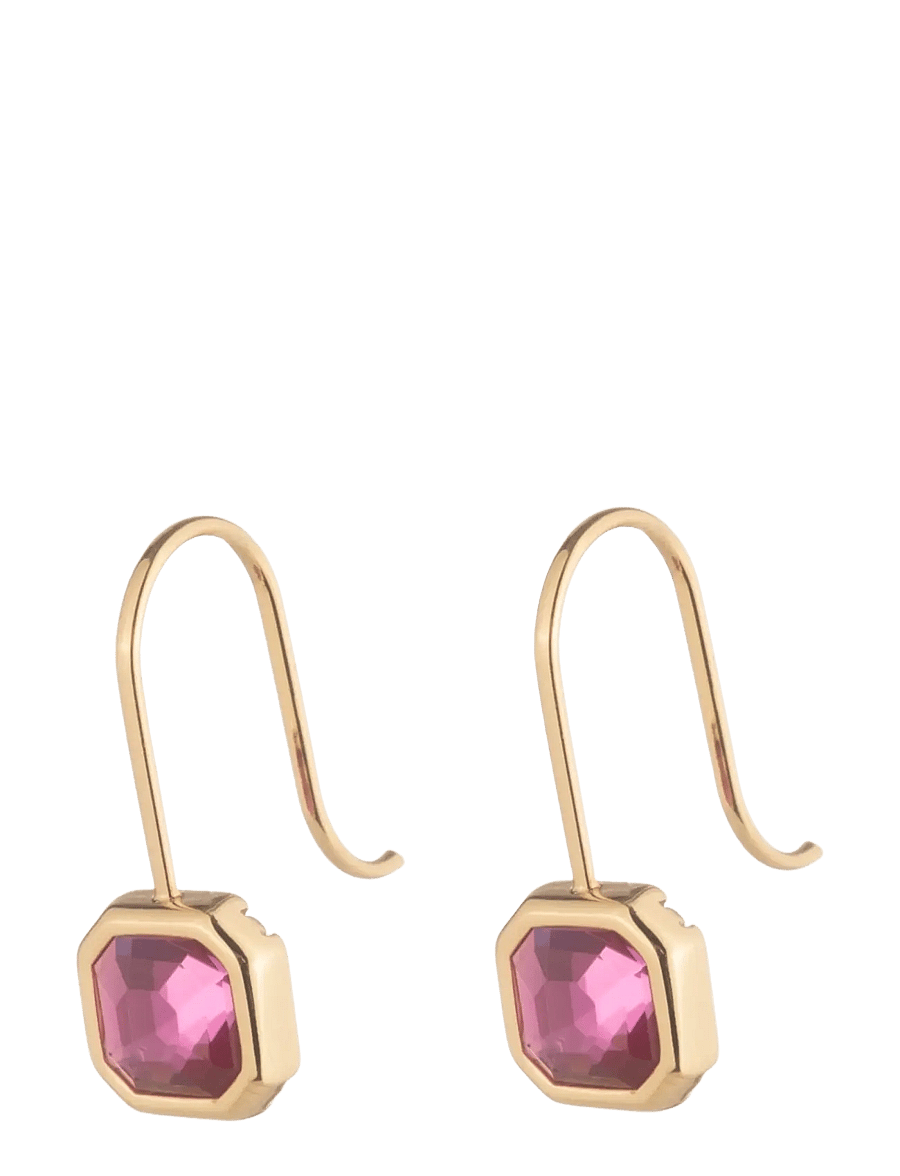 Lauren Ralph Lauren - PE STONE DROP- GLD/ FUSCHIA - Øreringe med vedhæng - gld/ fuschia - 2