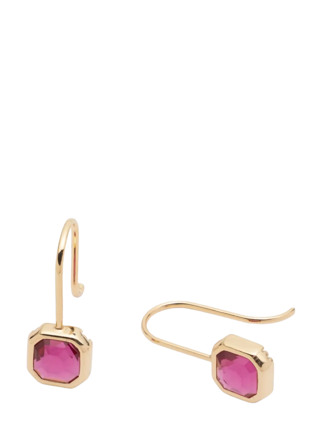 Lauren Ralph Lauren - PE STONE DROP- GLD/ FUSCHIA - Øreringe med vedhæng - gld/ fuschia - 3