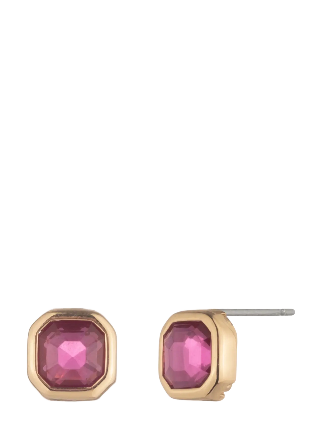 Lauren Ralph Lauren PE STONE STUD- GLD/ FUSCHIA - Accessories - GLD/ FUSCHIA / pink/rose