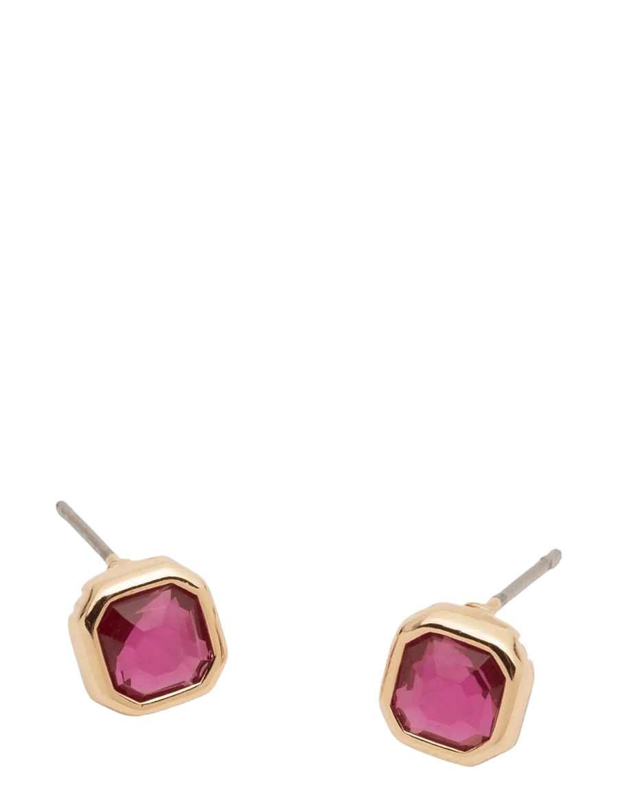 Lauren Ralph Lauren - PE STONE STUD- GLD/ FUSCHIA - Ørestikker - gld/ fuschia - 2