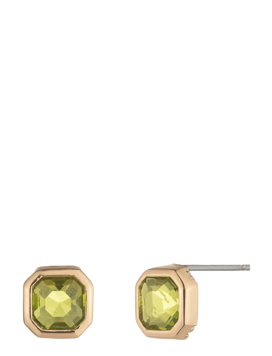 Lauren Ralph Lauren - PE STONE STUD- GLD/ OLIVINE - Ørestikker - gld/ olivine - 1