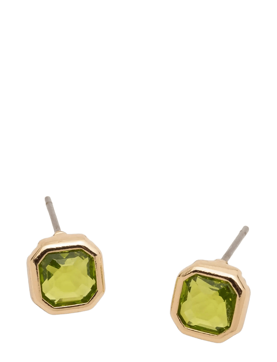 Lauren Ralph Lauren - PE STONE STUD- GLD/ OLIVINE - Ørestikker - gld/ olivine - 2