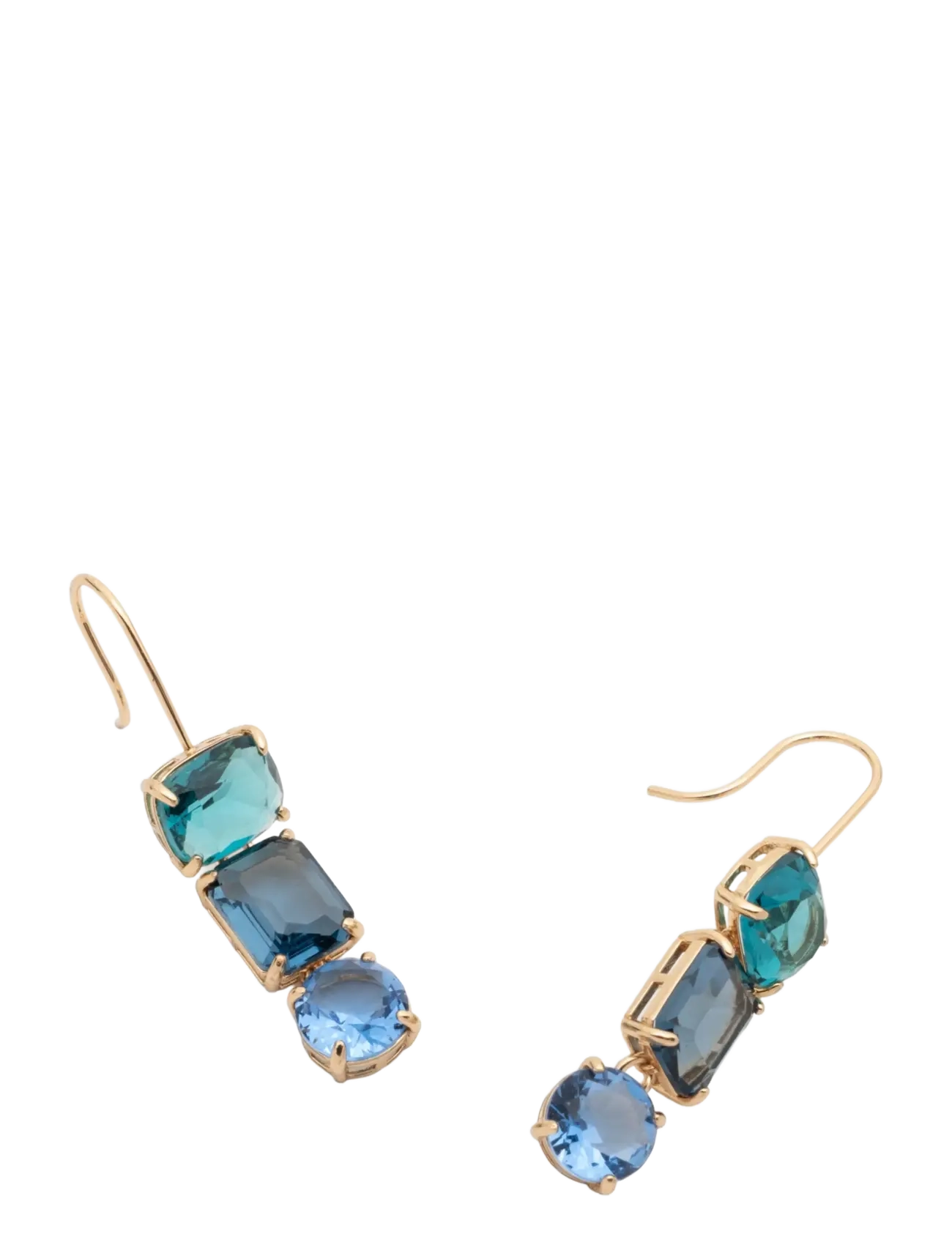 Lauren Ralph Lauren - PE STONE TRIPLE DROP- GLD/ BLUE - ohrhänger - gld/ blue - 1