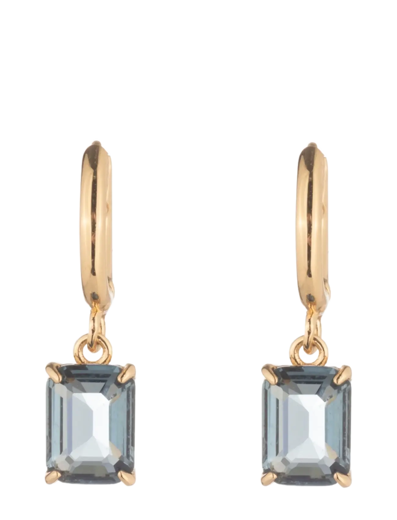 Lauren Ralph Lauren PE 14MM HUGGIE HOOP W DROP- GLD/ BLUE - Ohrhänger - GLD/ BLUE / blue