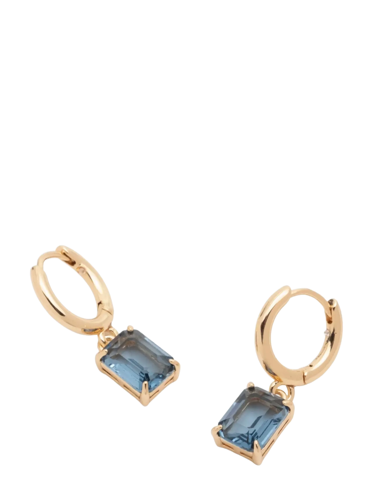 Lauren Ralph Lauren - PE 14MM HUGGIE HOOP W DROP- GLD/ BLUE - ohrhänger - gld/ blue - 2