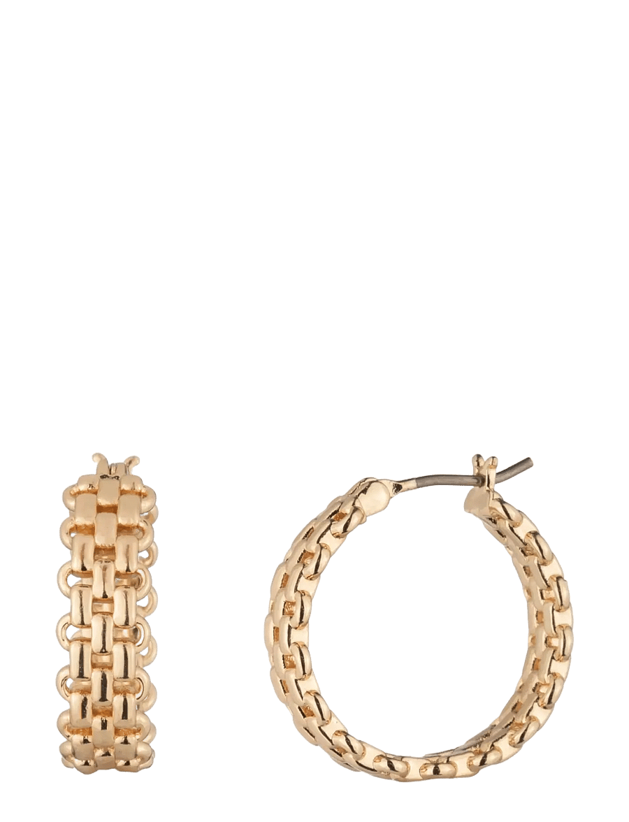 Lauren Ralph Lauren - PE 20MM CHAIN HOOP- GLD - creoler & hoops - gld - 1