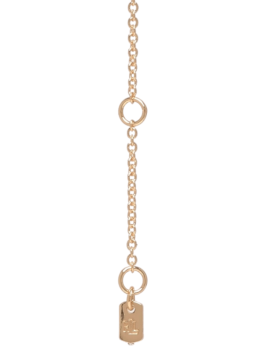 Lauren Ralph Lauren - NK 16IN BAGUETTE PENDANT - GLD/ERINITE - halskæder med vedhæng - gld/erinite - 1