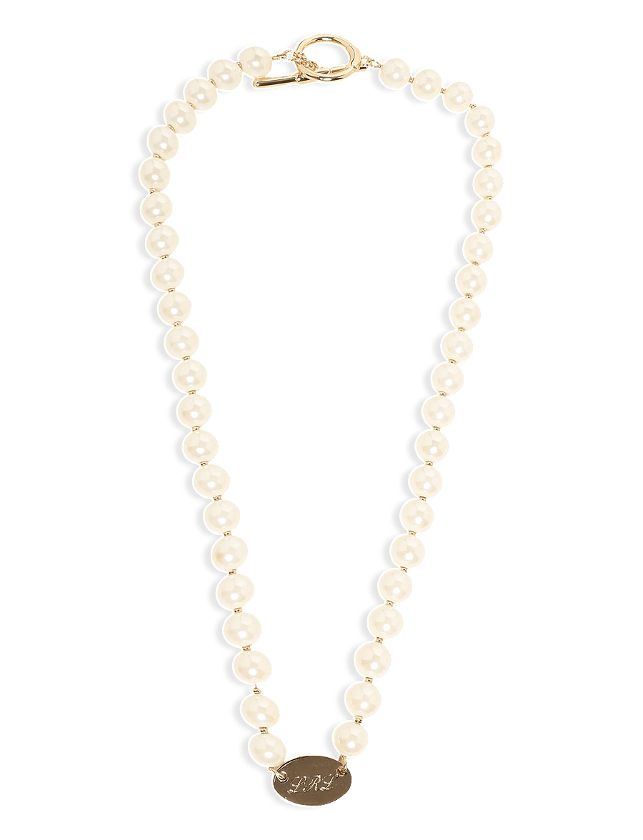 Lauren Ralph Lauren - NK 16IN LRL PEARL COLLAR - GLD/WHITE - collier de perles - gld/white - 2