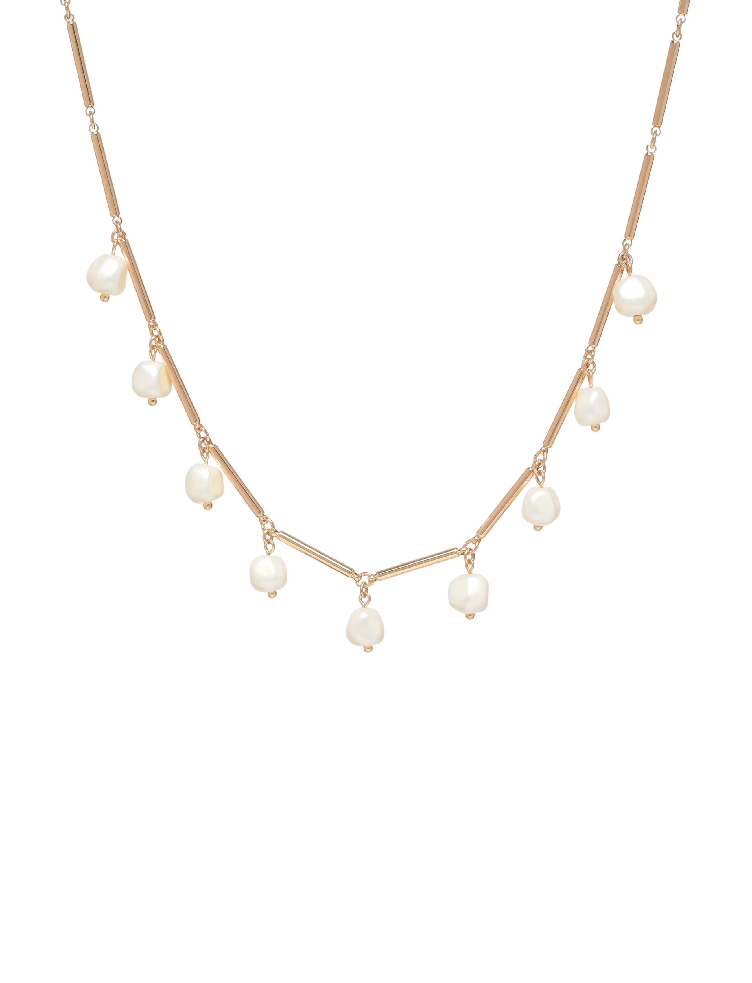 Lauren Ralph Lauren NK 16IN SHAKY PEARL FRONTAL - GLD/WHITE - Ralph Lauren - GLD/WHITE / gold