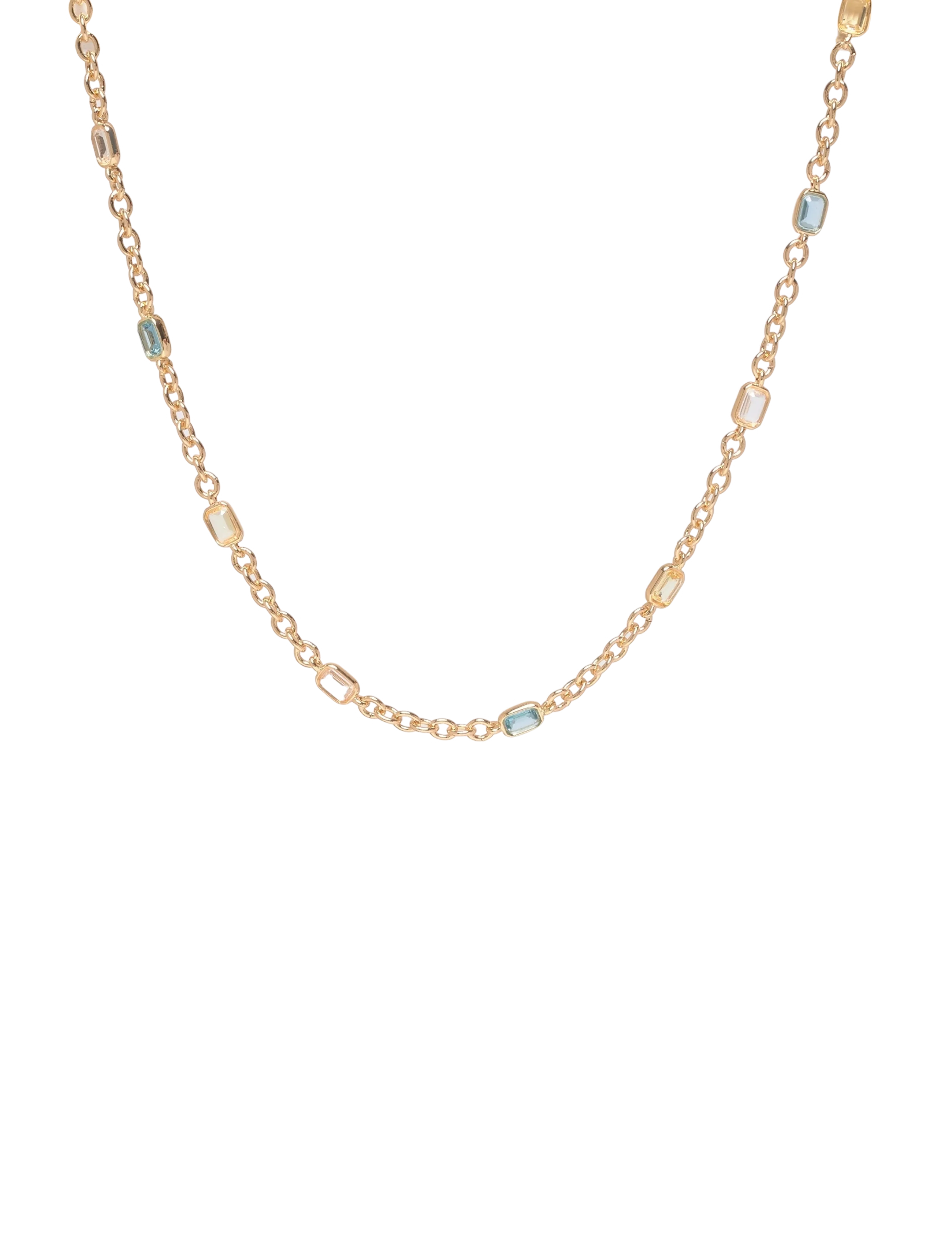 Lauren Ralph Lauren NK 16IN STATION STONE COLLAR - GLD/MULTI - Nyheder - GLD/MULTI / gold