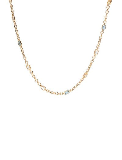 Nk 16in Station Stone Collar - Gld/Multi - HalskæDer