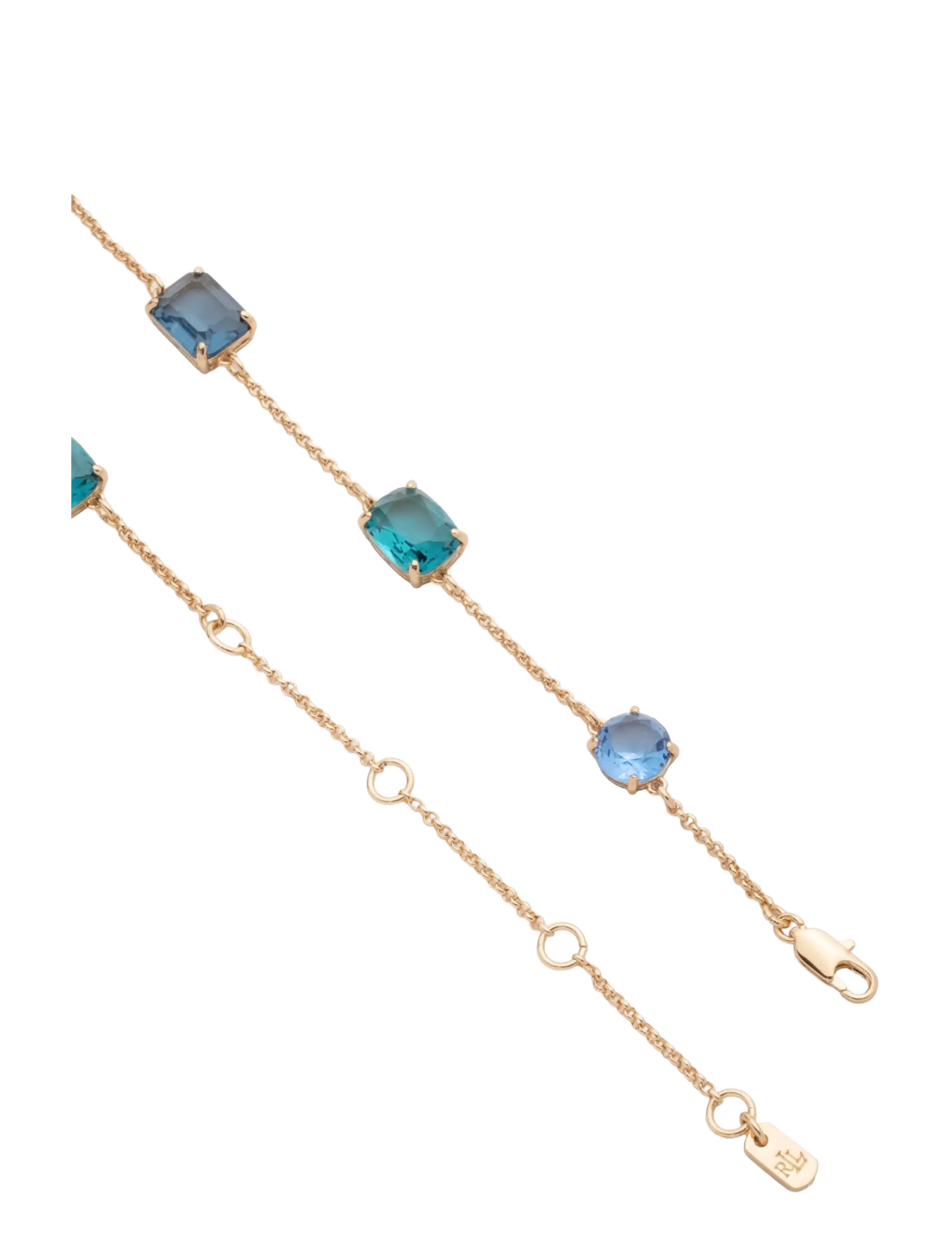 Lauren Ralph Lauren - NK 16IN MULTI STONE YNECK- GLD/ BLUE - gld/ blue - 2