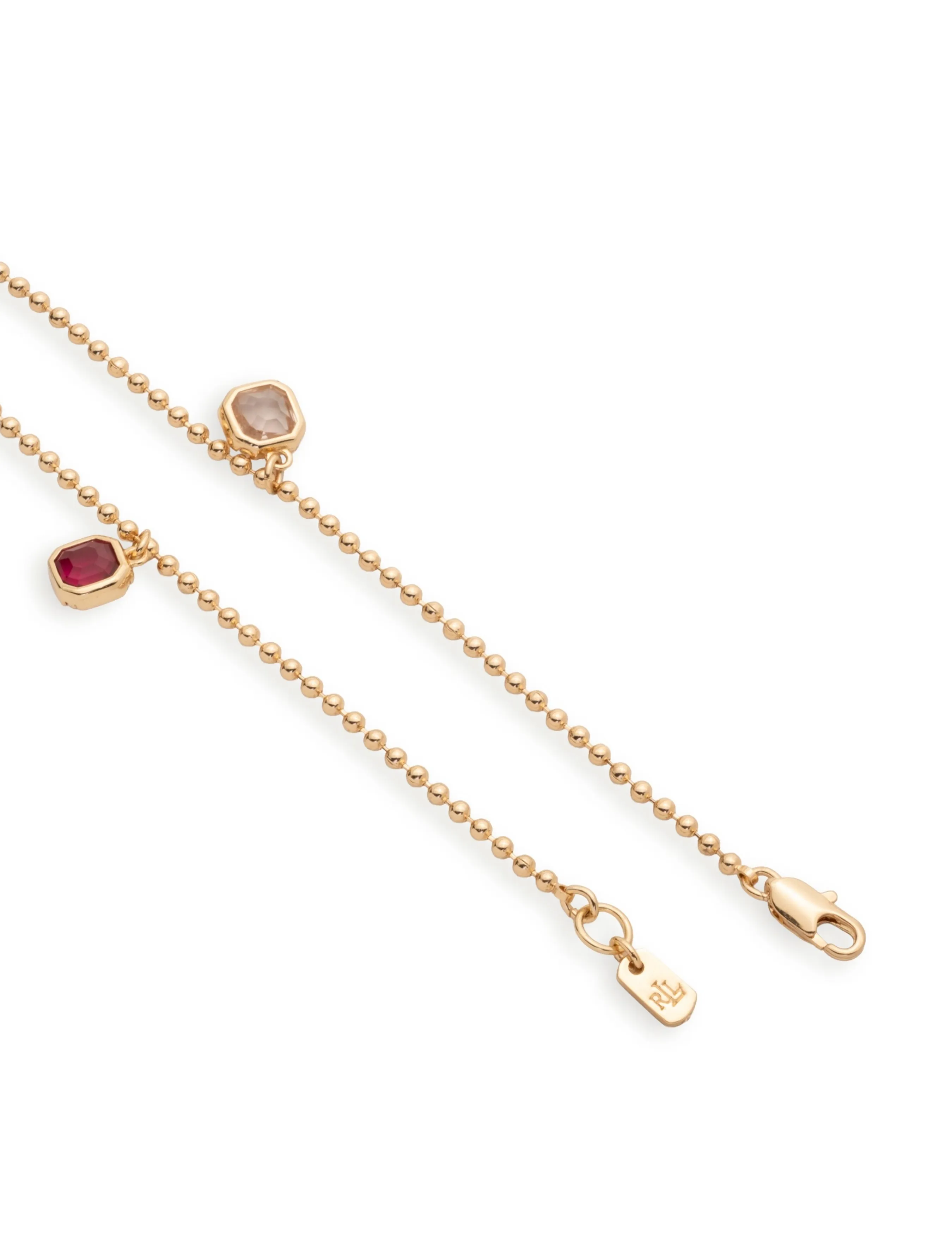 Lauren Ralph Lauren - NK 16IN SHAKY STATION COLLAR- GLD/ MULTI - halskæder med vedhæng - gld/ multi - 3