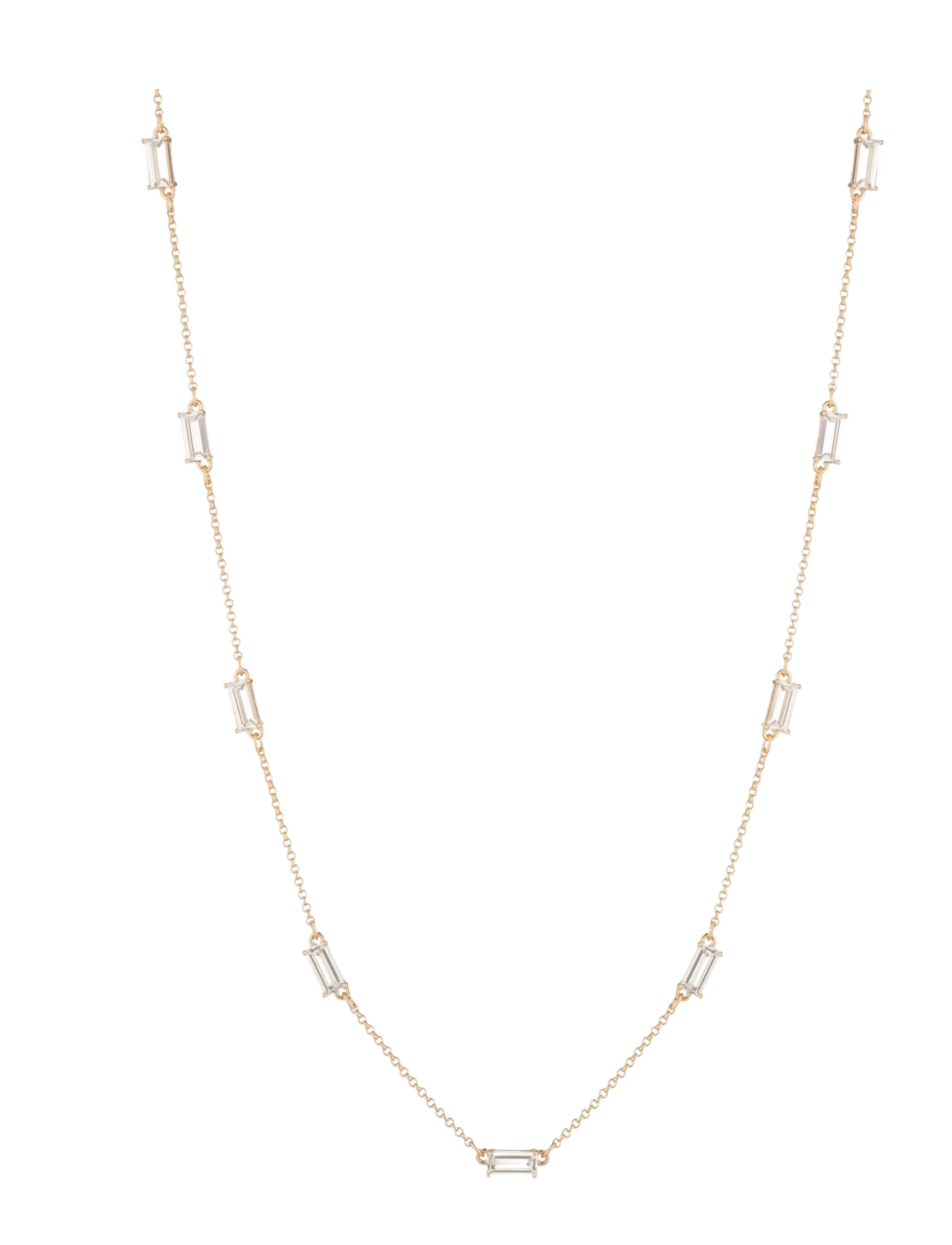 Lauren Ralph Lauren NK 16IN CZ STATION COLLAR - GLD/CRY - Halsketten - GLD/CRY / gold