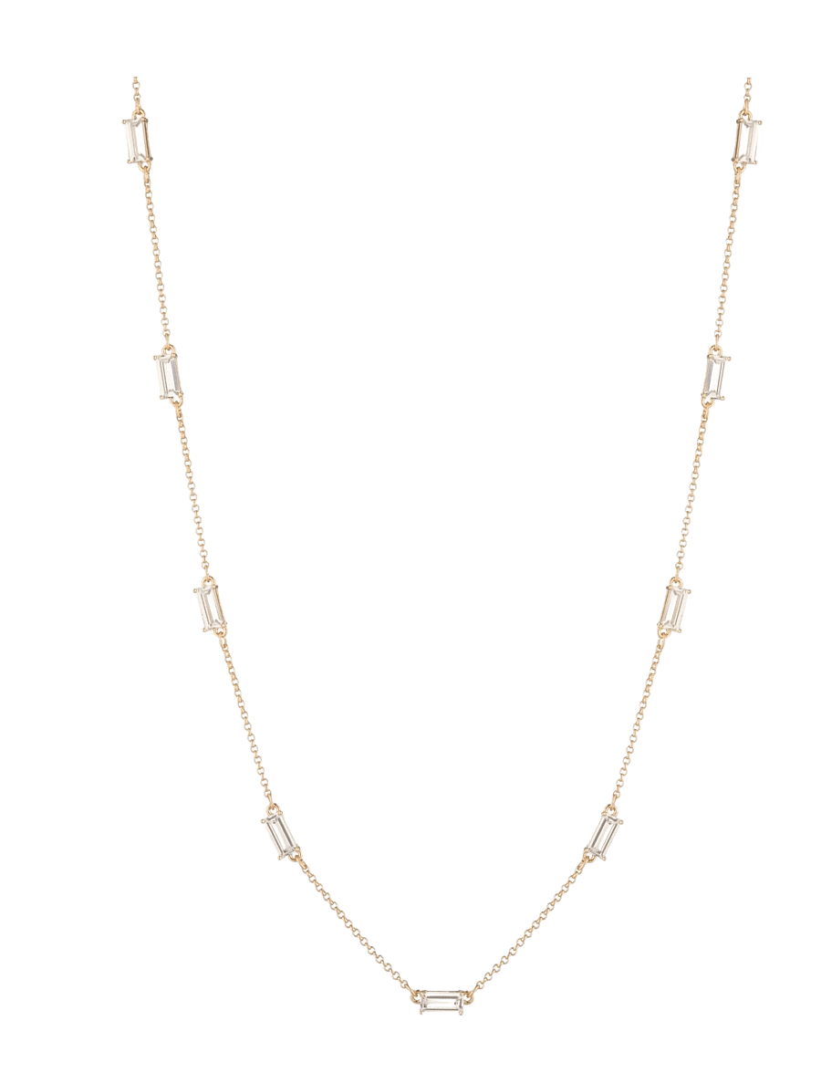 Lauren Ralph Lauren - NK 16IN CZ STATION COLLAR - GLD/CRY - ketten mit anhänger - gld/cry - 1