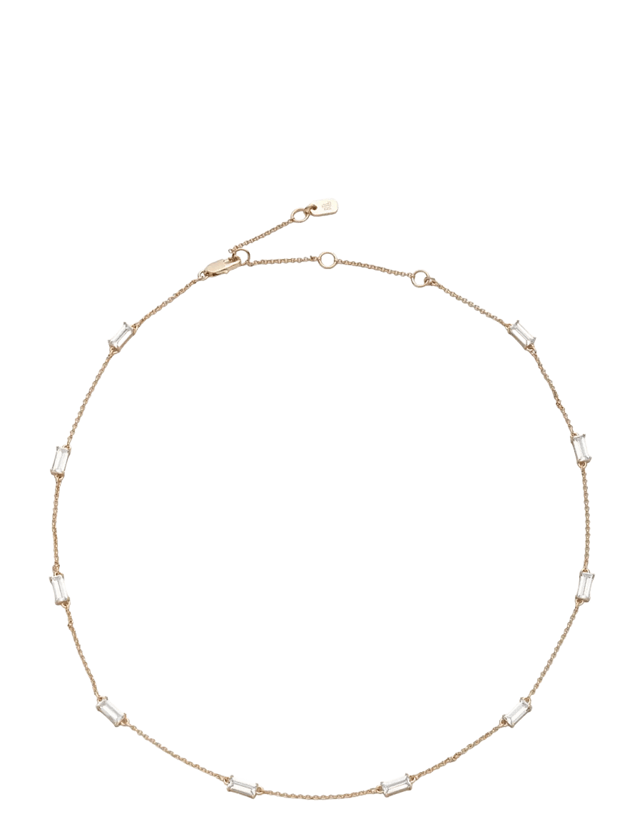 Lauren Ralph Lauren - NK 16IN CZ STATION COLLAR - GLD/CRY - ketten mit anhänger - gld/cry - 2