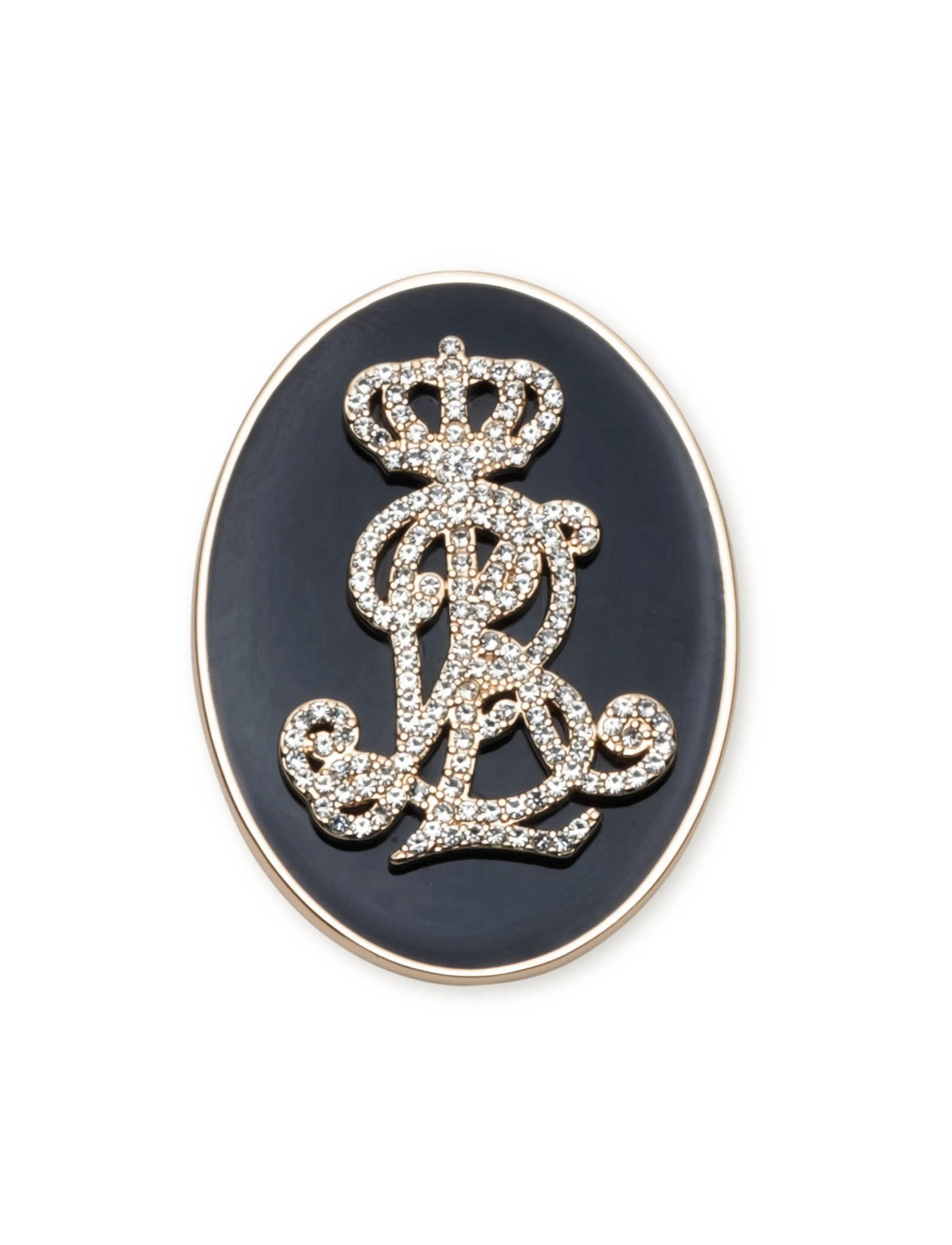 Lauren Ralph Lauren - BOX PIN OVAL STONE- GLD/ BLACK - brocher - gld/ black - 1