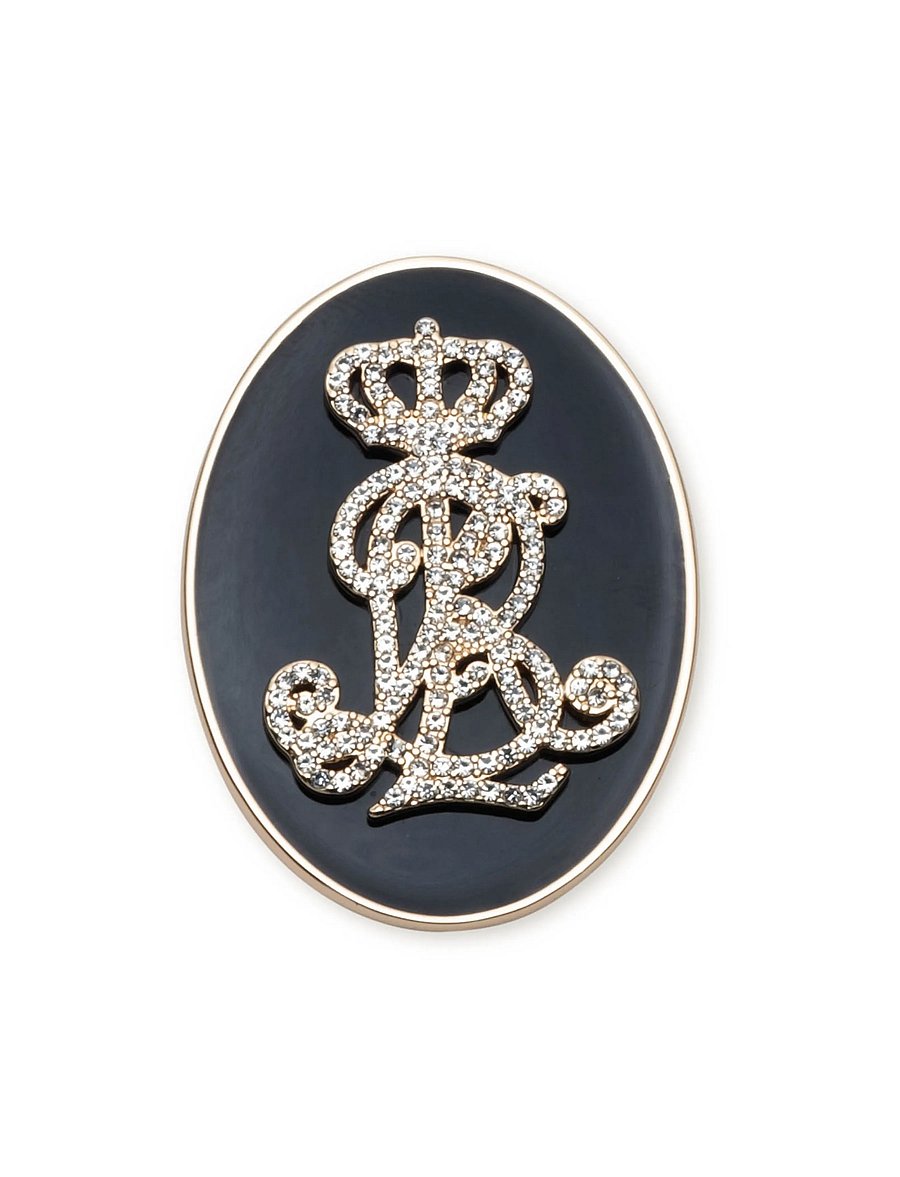 Lauren Ralph Lauren - BOX PIN OVAL STONE- GLD/ BLACK - brocher - gld/ black - 1
