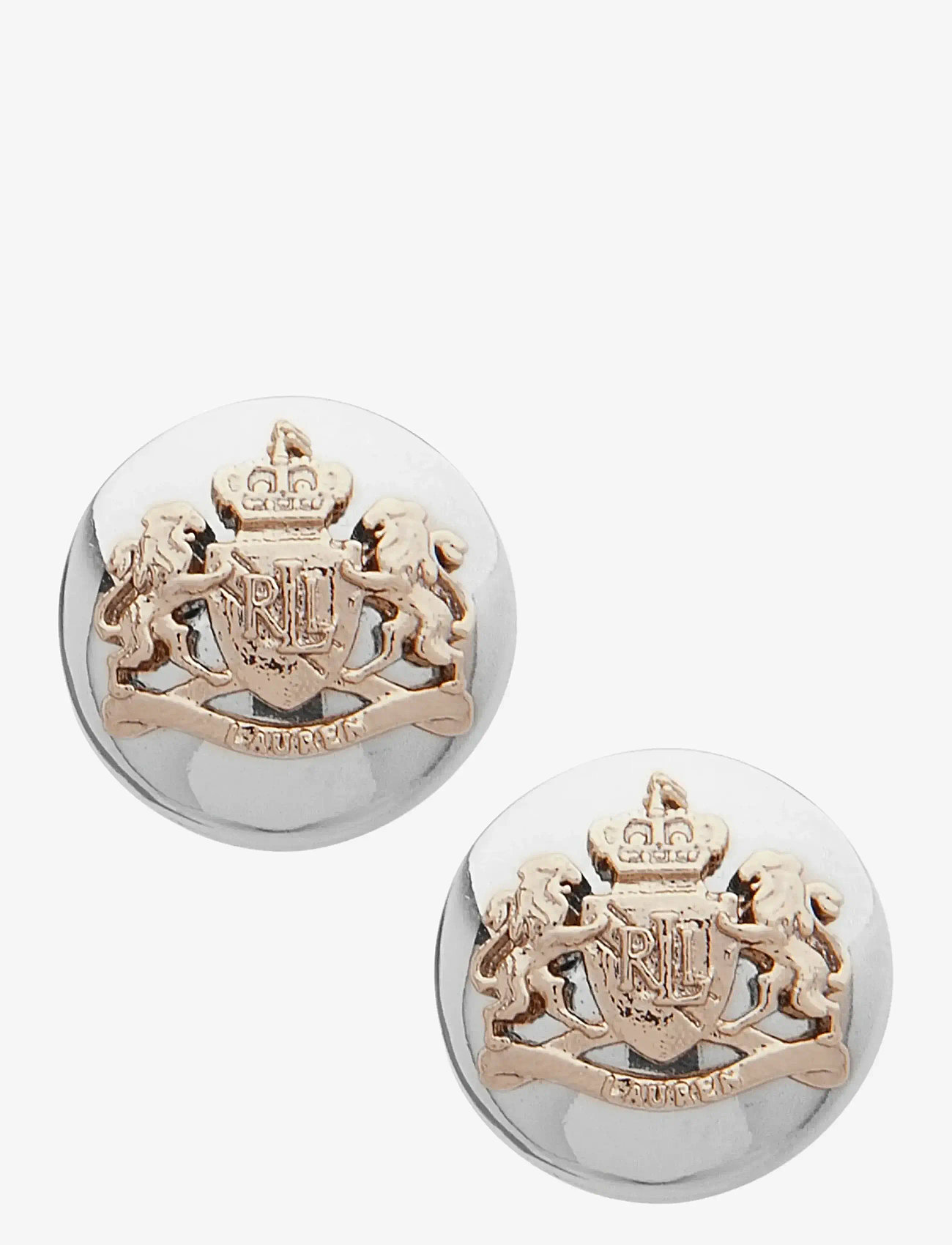 Lauren Ralph Lauren - PE 14MM CREST STUD-TWO TONE - studs örhängen - two tone - 0