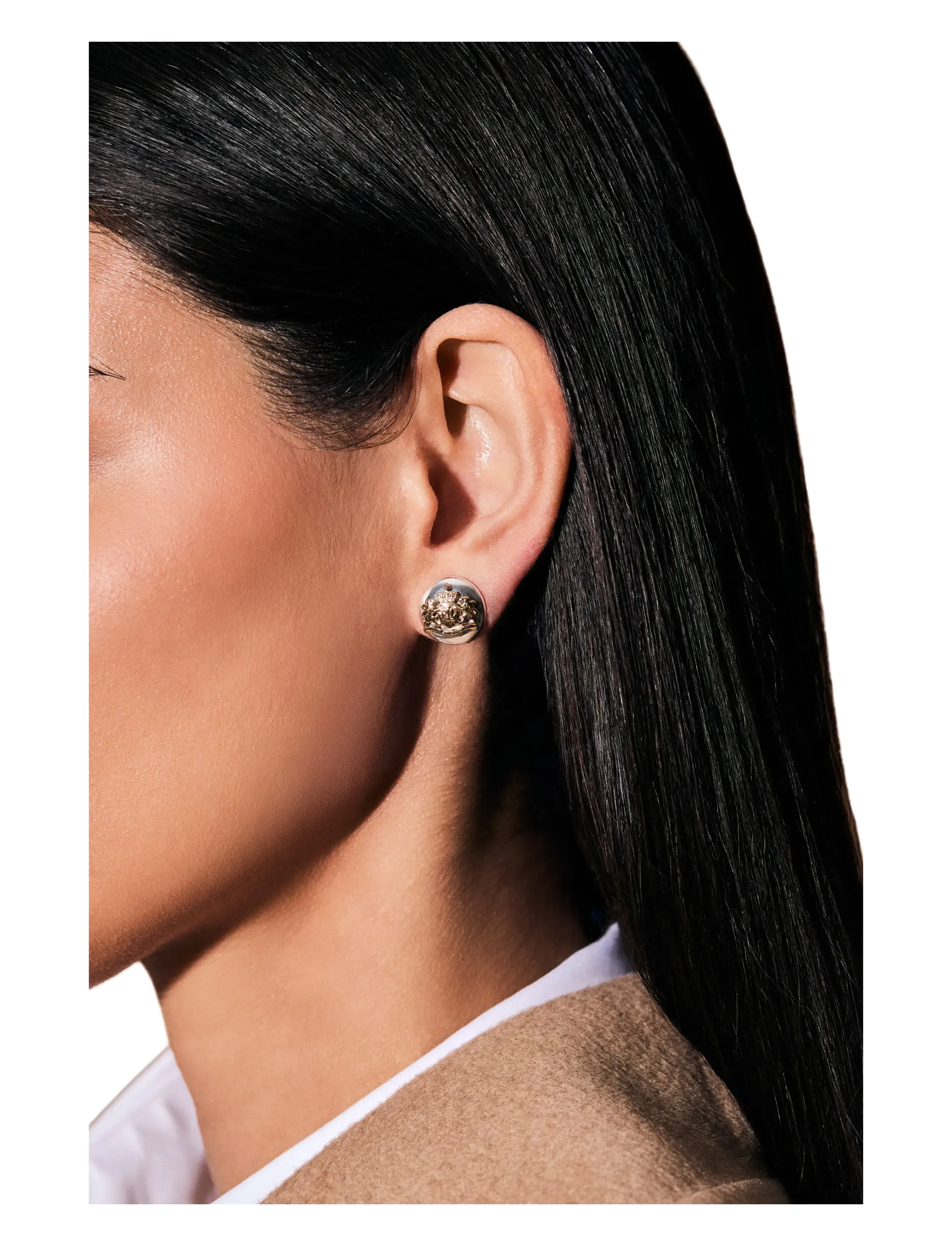 Lauren Ralph Lauren - PE 14MM CREST STUD-TWO TONE - two tone - 1