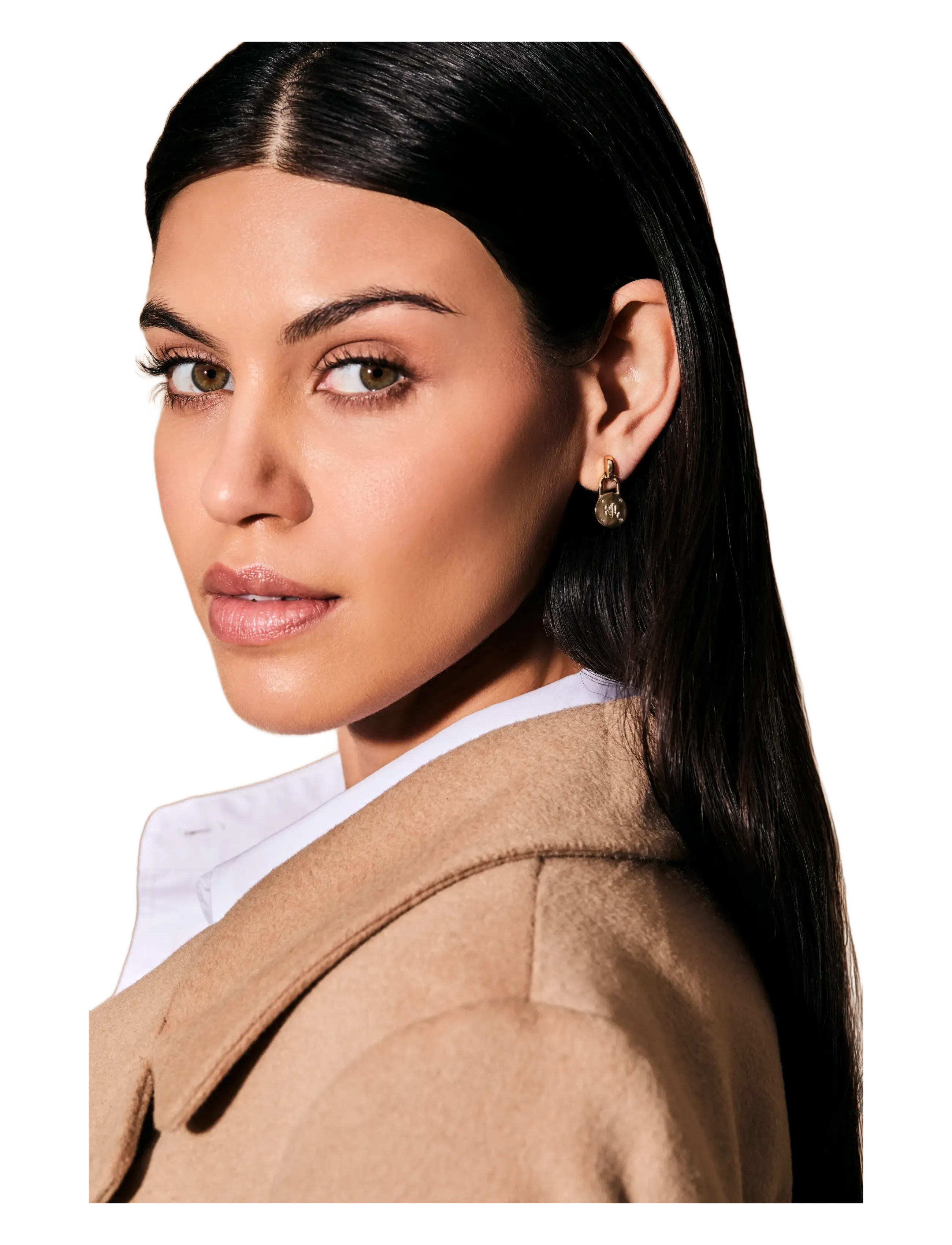 Lauren Ralph Lauren - PE LOGO PADLOCK DROP-GLD - ohrstecker - gld - 1