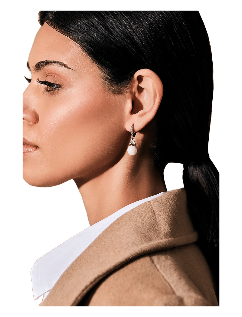 Lauren Ralph Lauren - PE LB SM DROP-GLD/WHT PRL/CRY - perlenohrringe - gld/wht prl/cry - 1