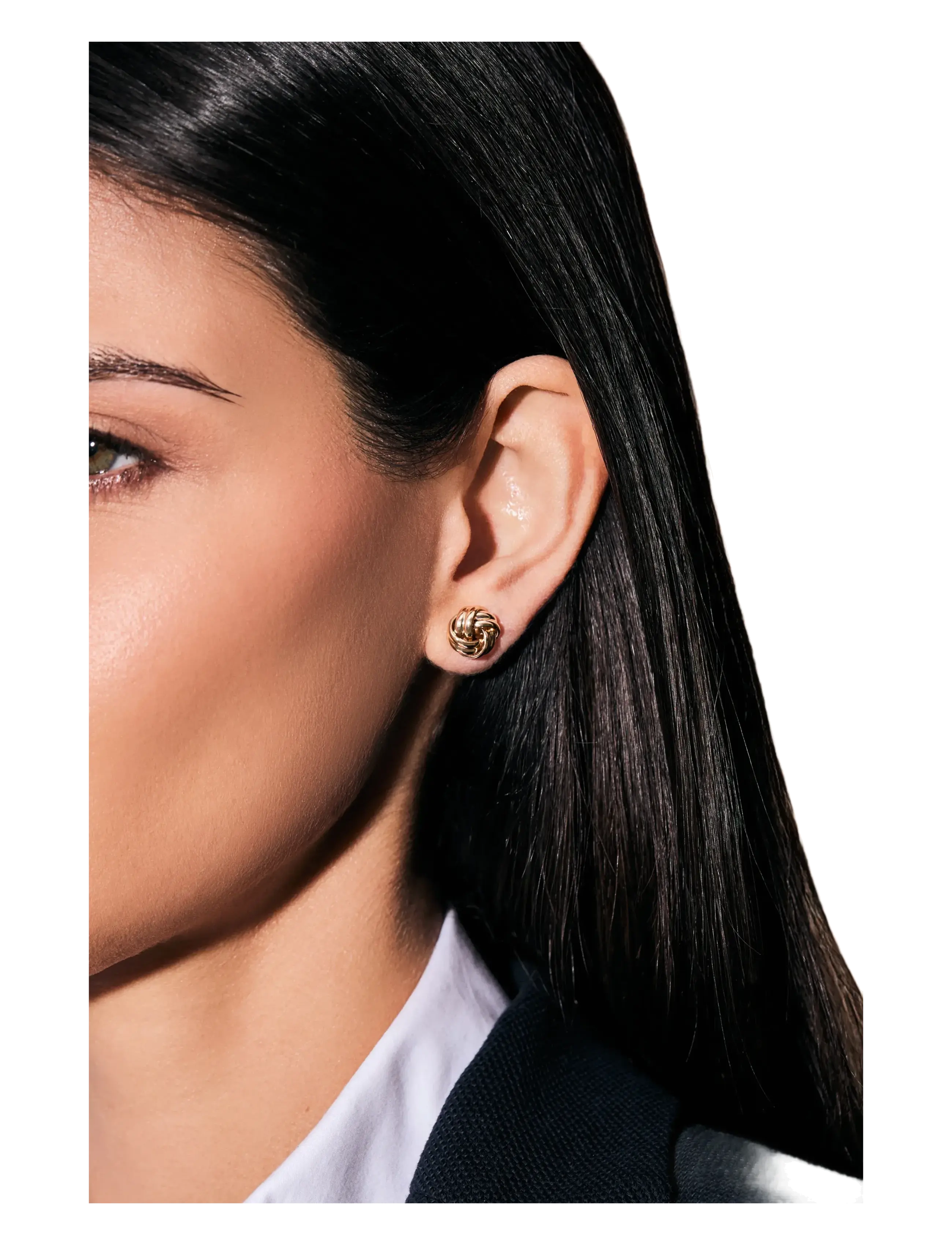 Lauren Ralph Lauren - PE KNOT STUD-GLD - stud earrings - gld - 1