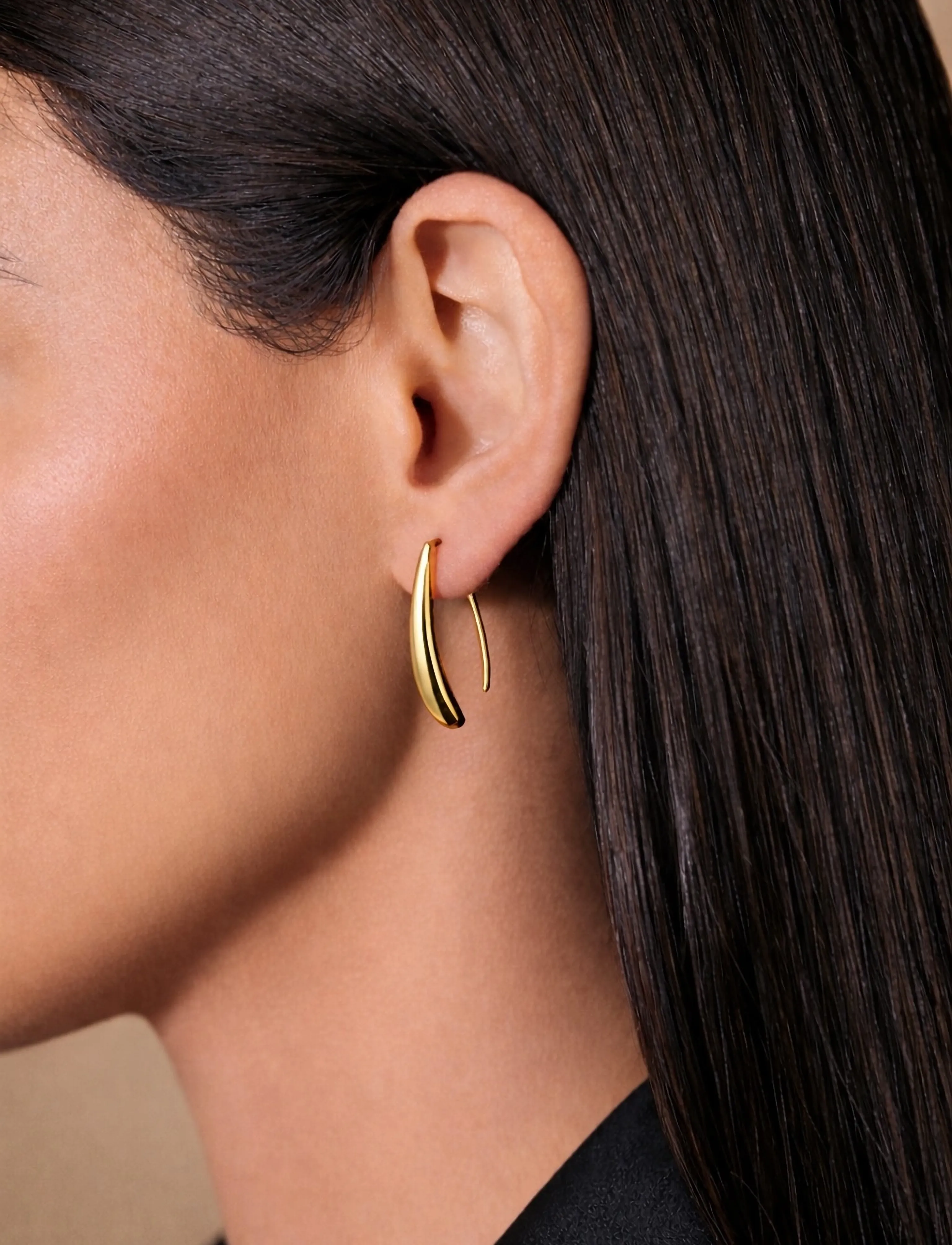 Lauren Ralph Pe Metal Threader-Gld, One Size, Earrings, Gold - Pendants Frauen