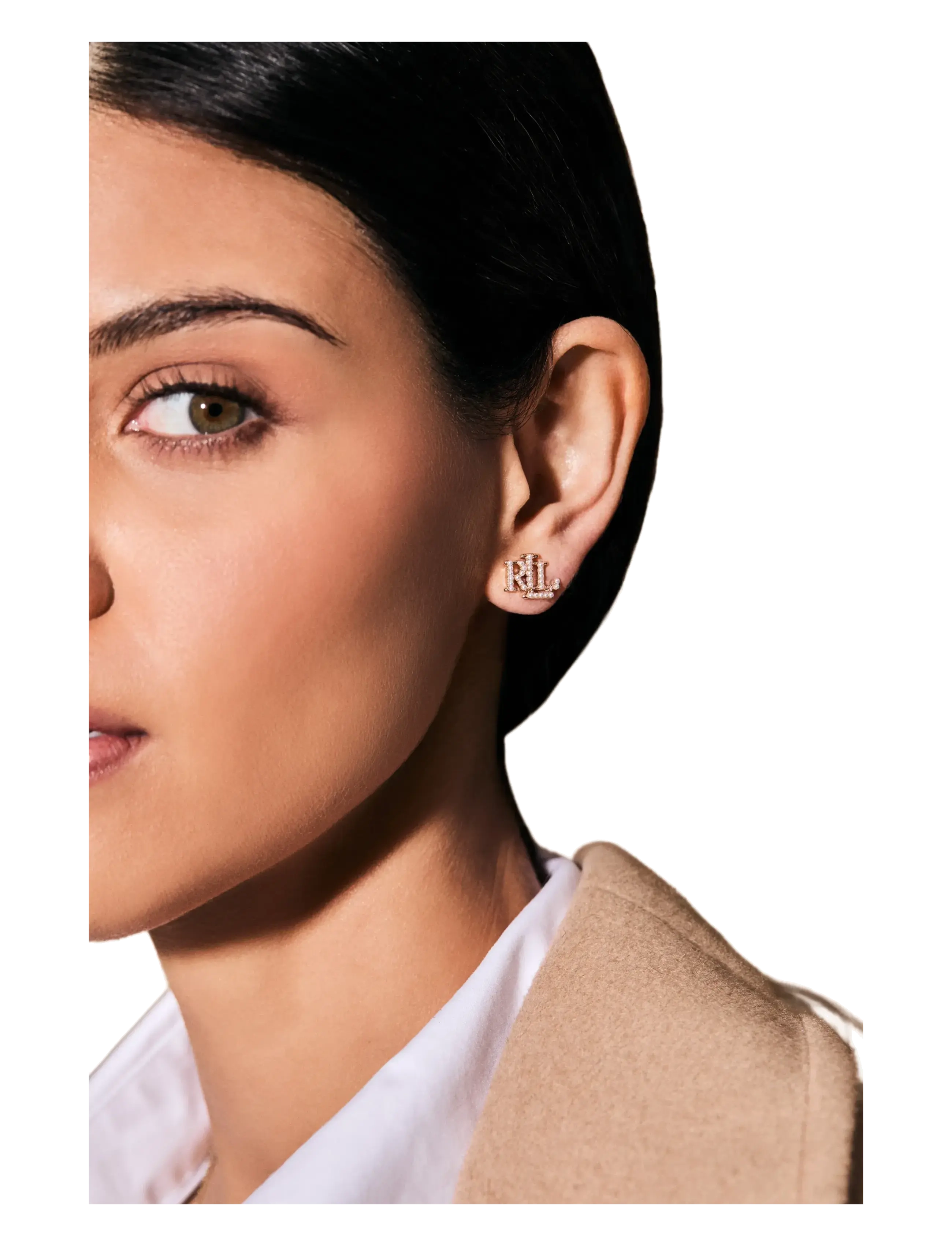 Lauren Ralph Lauren - LRL PEARL STUD EARRINGS - boucles d'oreilles en perles - gld/white pearl - 2