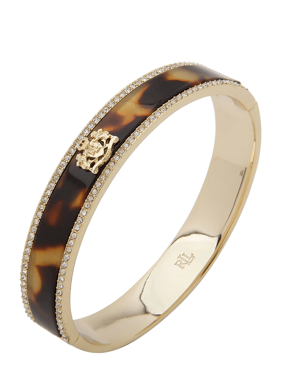 Lauren Ralph Lauren - BR CREST BANGLE - GLD/TORT/CRY - armringe - gld/tort/cry - 0