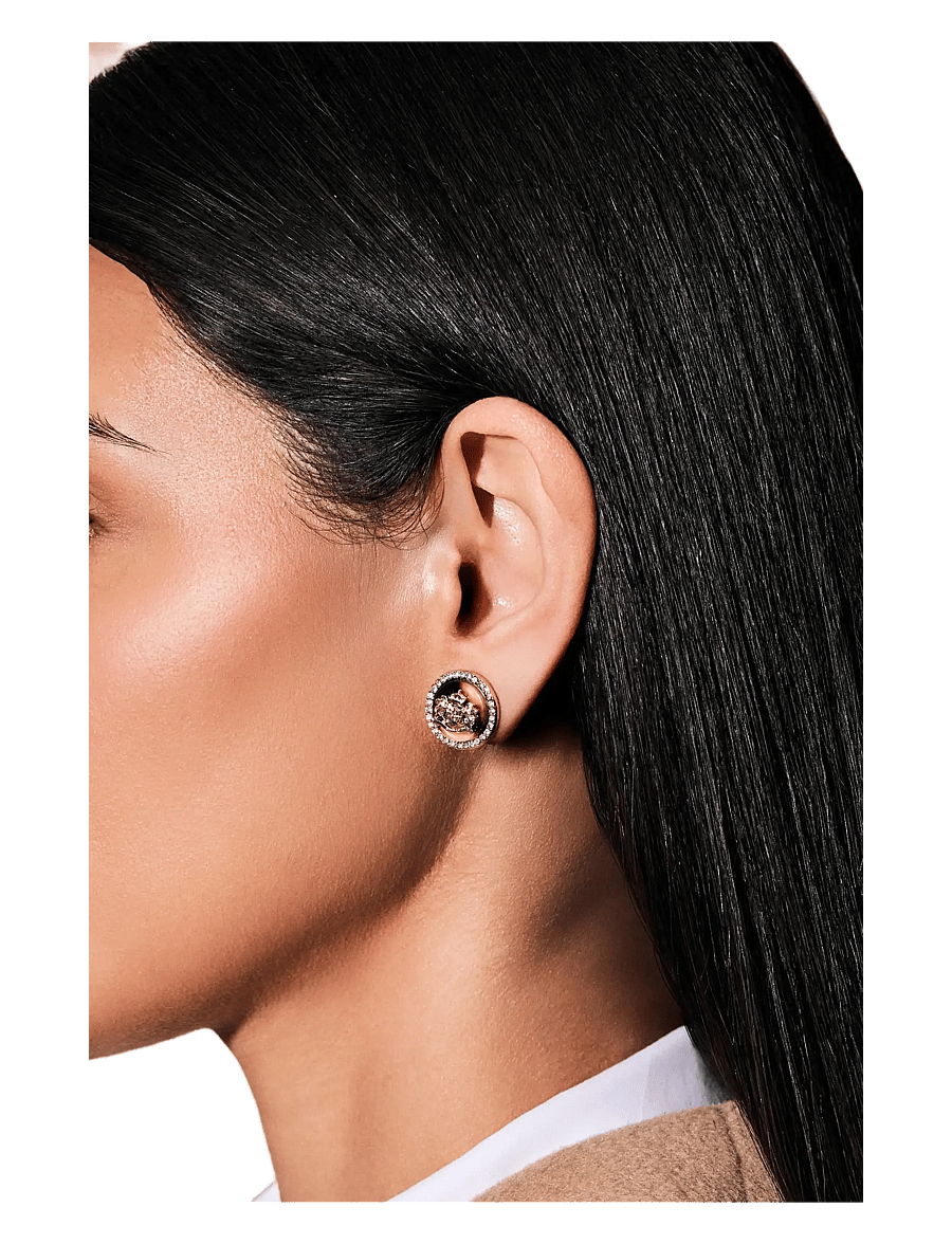 Lauren Ralph Lauren - PE CREST STUD - GLD/TORT/CRY - Ørestikker - gld/tort/cry - 2