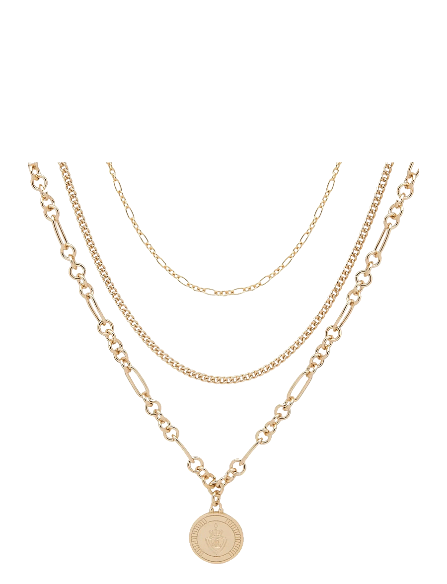 Lauren Ralph Lauren - NK 16 MULTI ROW PENDANT - GLD - halskæder - gld - 0