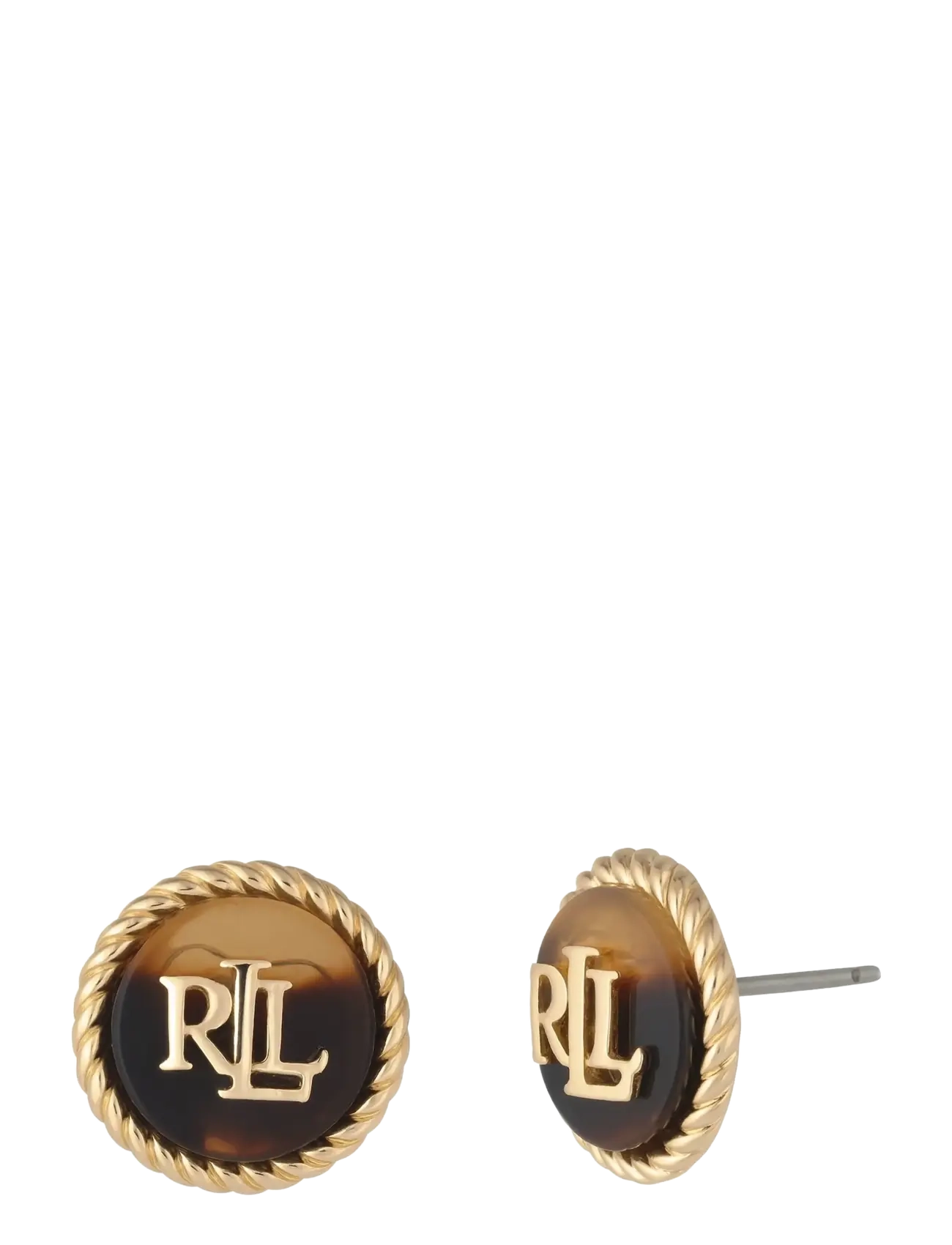 Lauren Ralph Lauren Pe Lrl Gold Tort Stud, One Size, Gold, Øreringe > Ear Cuffs, Dame
