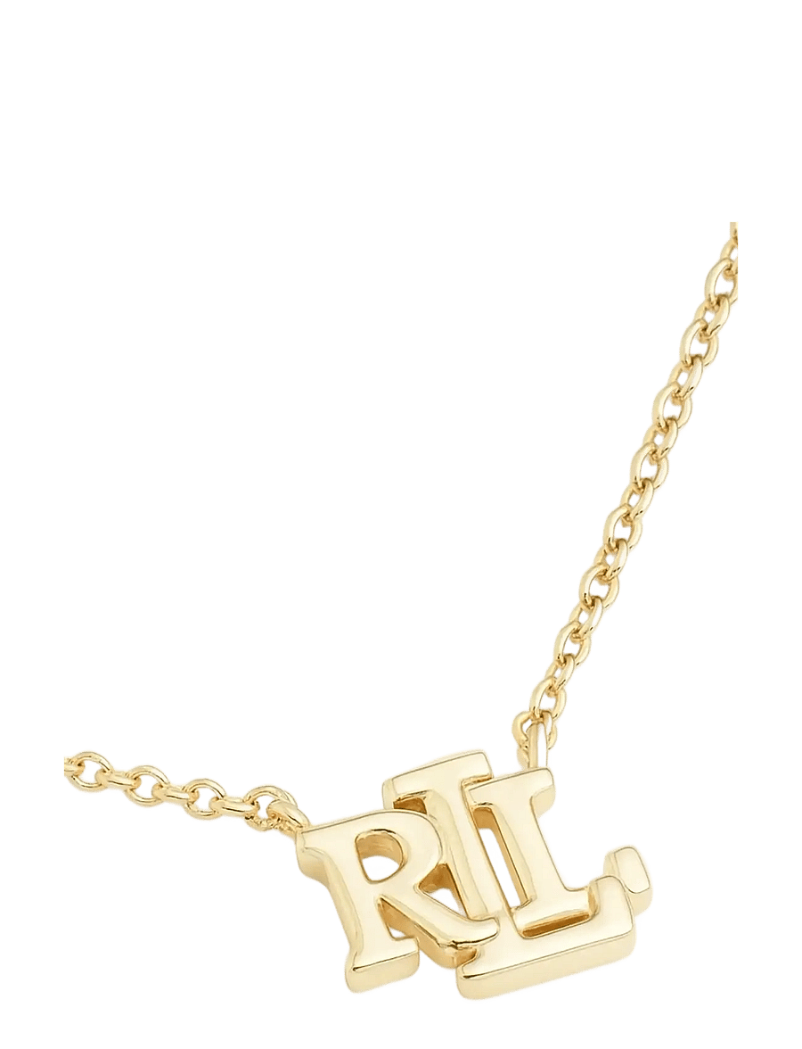 Lauren Ralph Lauren - NK 16 CARDED LRL LOGO PENDANT - GLD - vedhæng - gld - 1
