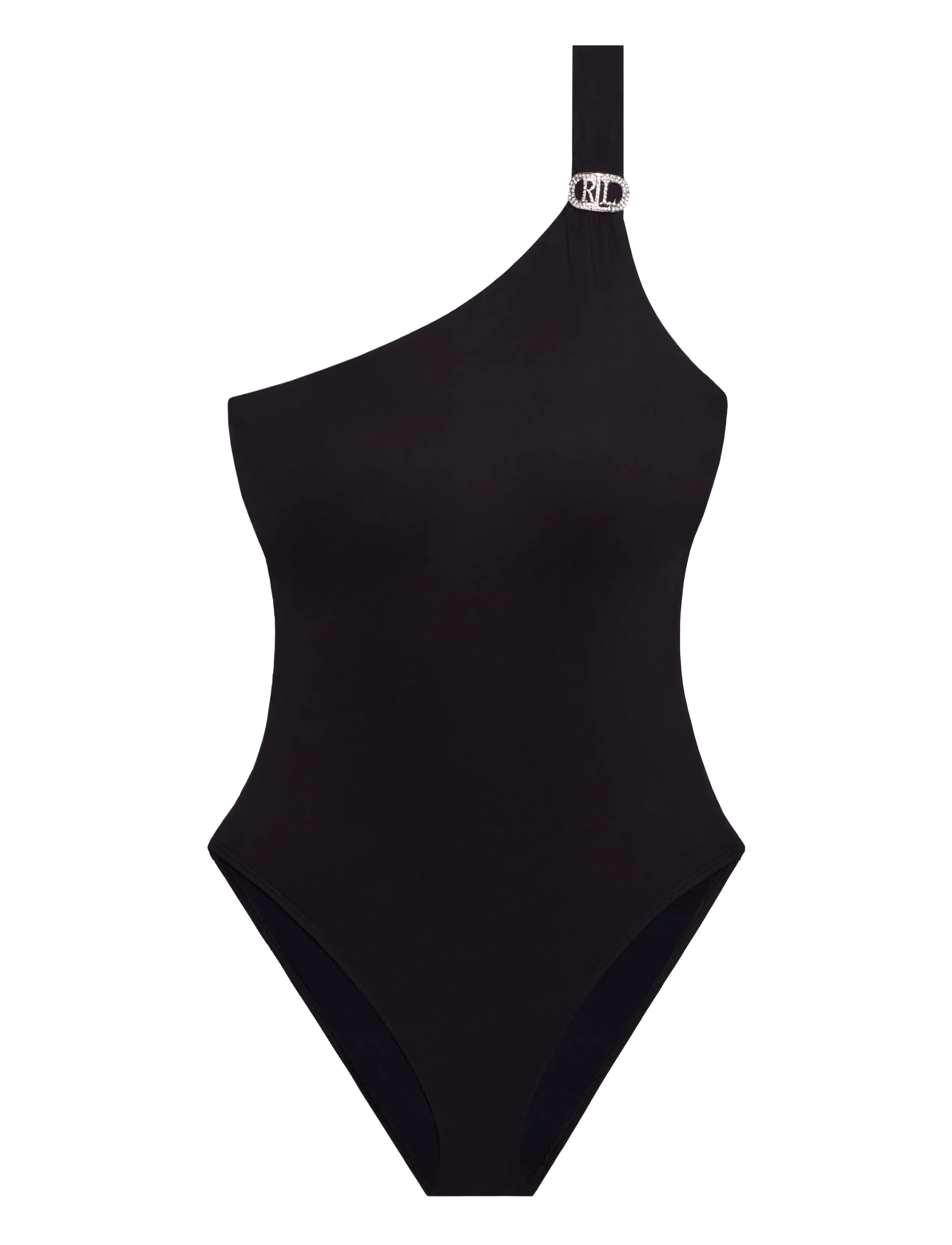 Lauren Ralph Lauren Swimwear - LRL LUXURY BLACK ONE SHOULDER SWIMS - black - 1