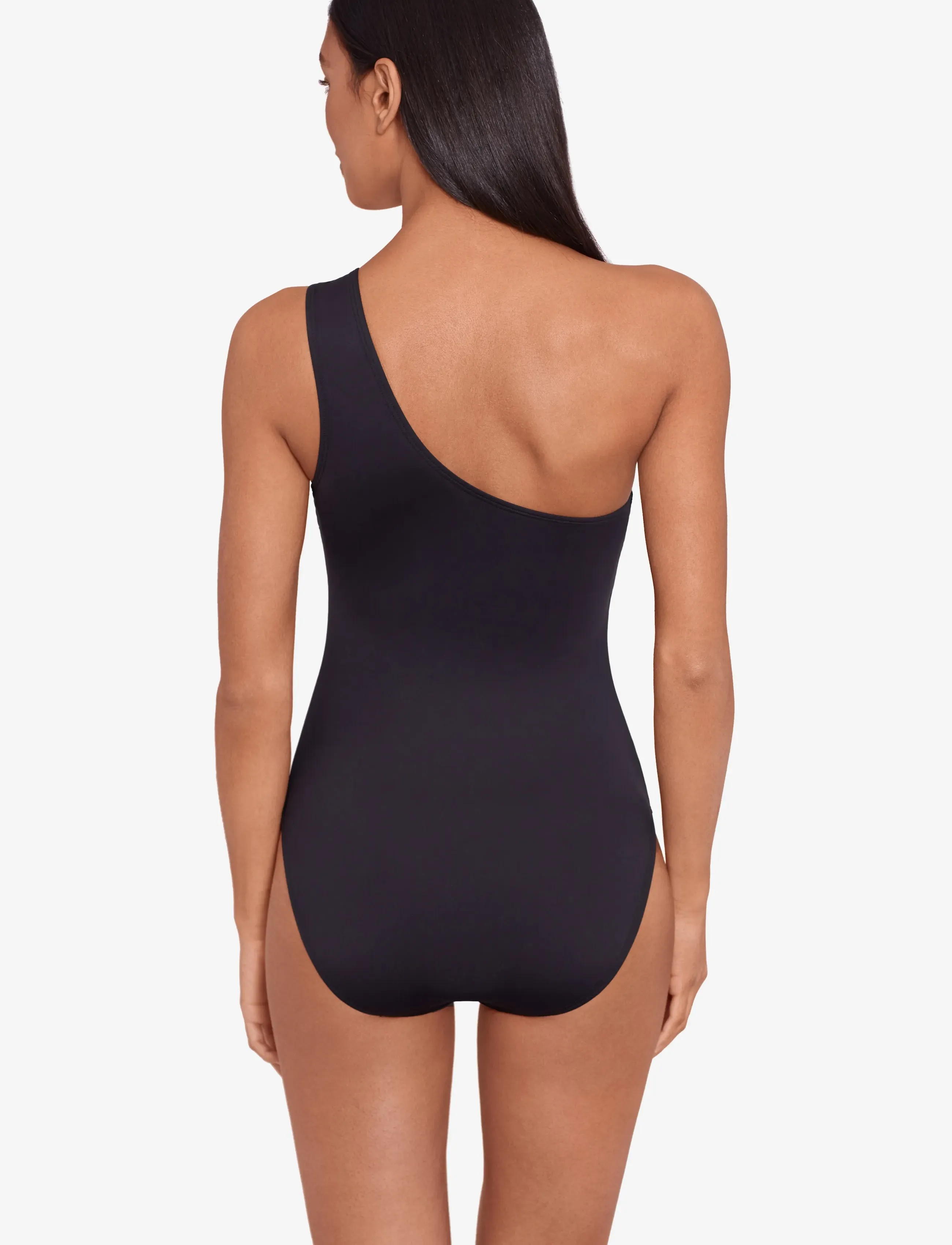 Lauren Ralph Lauren Swimwear - LRL LUXURY BLACK ONE SHOULDER SWIMS - black - 3