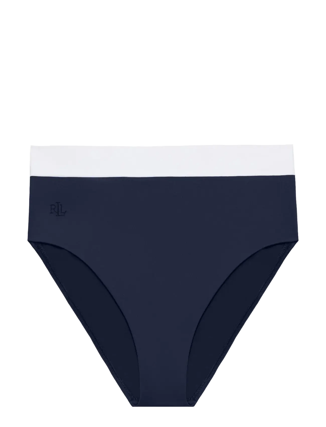 Lauren Ralph Lauren Swimwear LRL Bel Air banded high waist pant - Odzież - DARK NAVY / navy