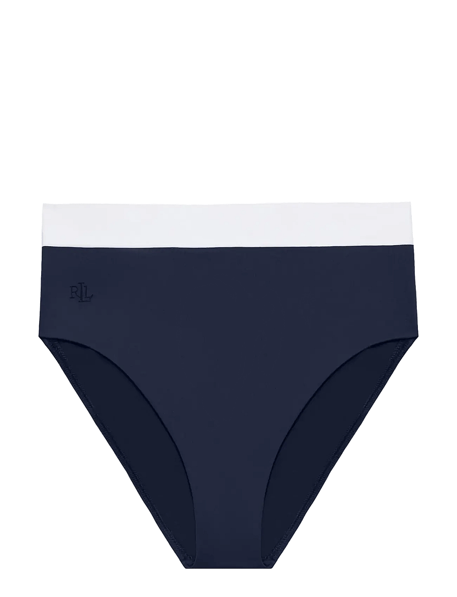 Lauren Ralph Lauren Swimwear - LRL Bel Air banded high waist pant - bikiinipüksid - dark navy - 1