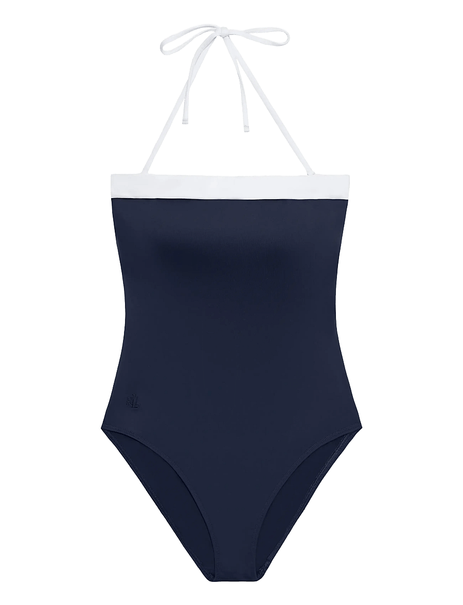 Lauren Ralph Lauren Swimwear - LRL Bel Air modern bandeau Mio swim - badedragter - dark navy - 1