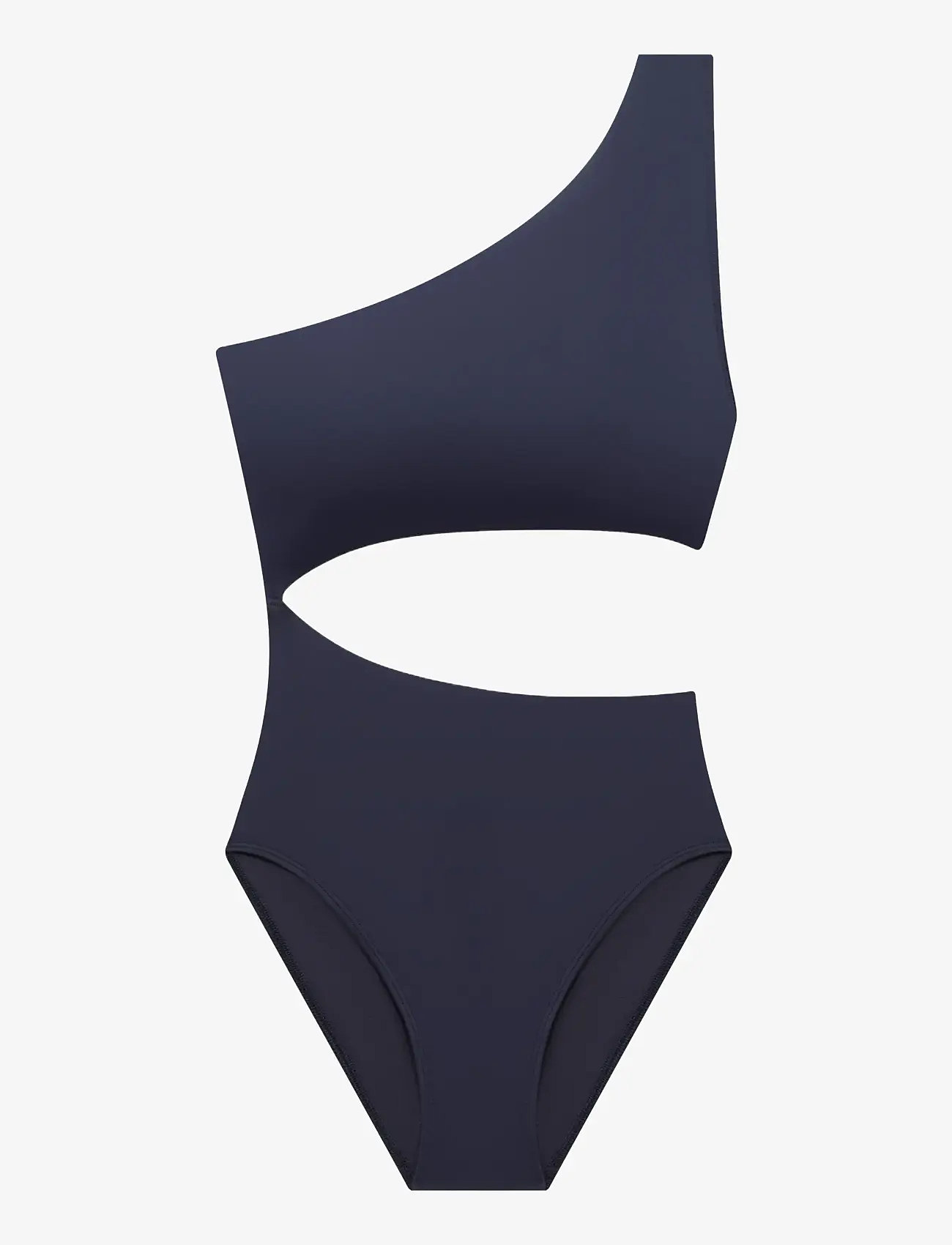 Lauren Ralph Lauren Swimwear - LRL Beach Club Solid One Shoulder C - dark navy - 1