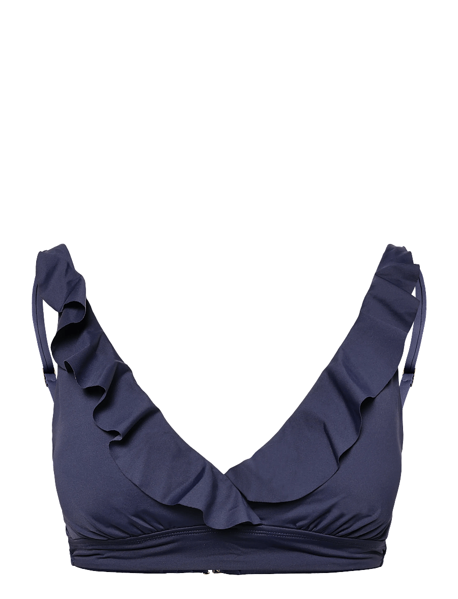 Lauren Ralph Lauren Swimwear - LRL Beach club Ruffle uw bra - bikini-oberteile mit bügel - navy - 0