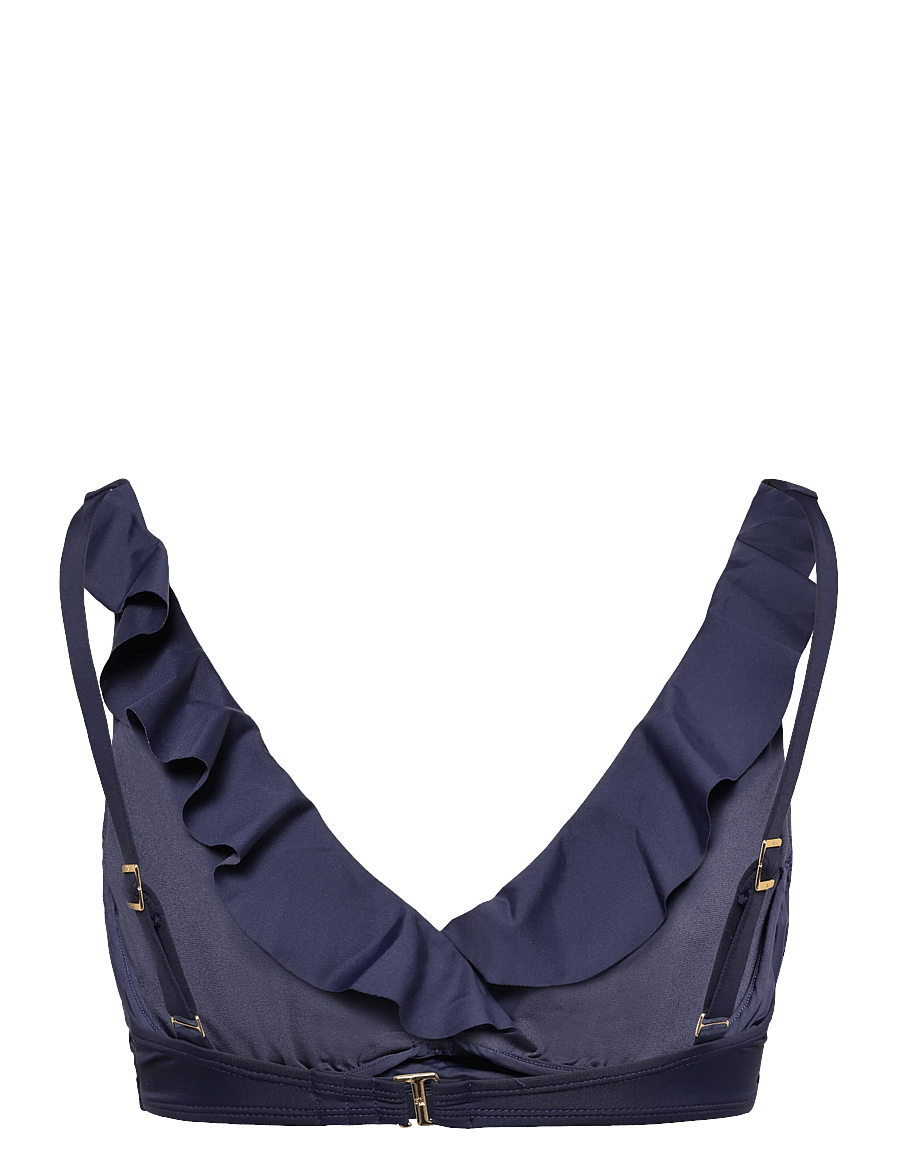 Lauren Ralph Lauren Swimwear - LRL Beach club Ruffle uw bra - bikini-oberteile mit bügel - navy - 1
