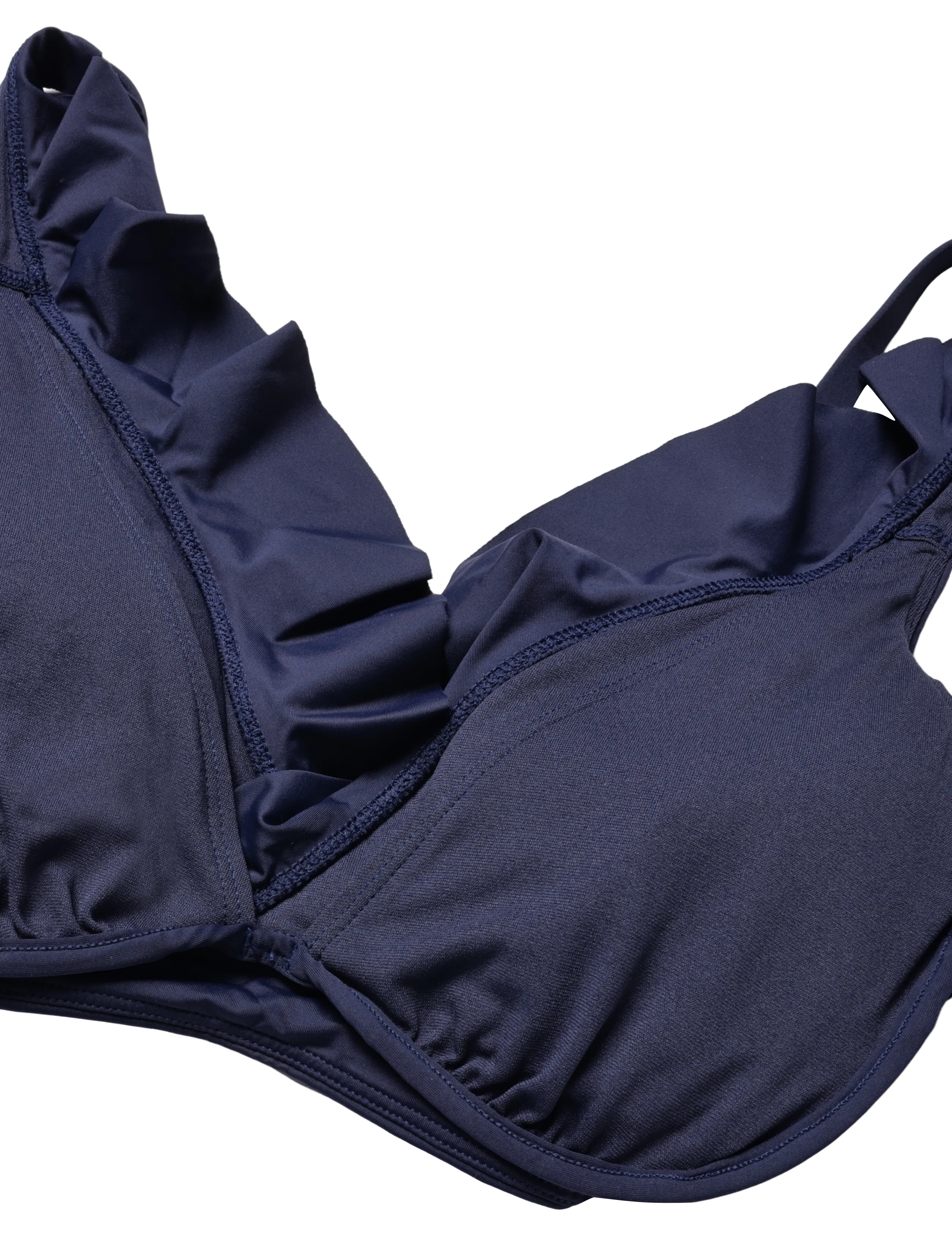 Lauren Ralph Lauren Swimwear - LRL Beach club Ruffle uw bra - bikini-oberteile mit bügel - navy - 2