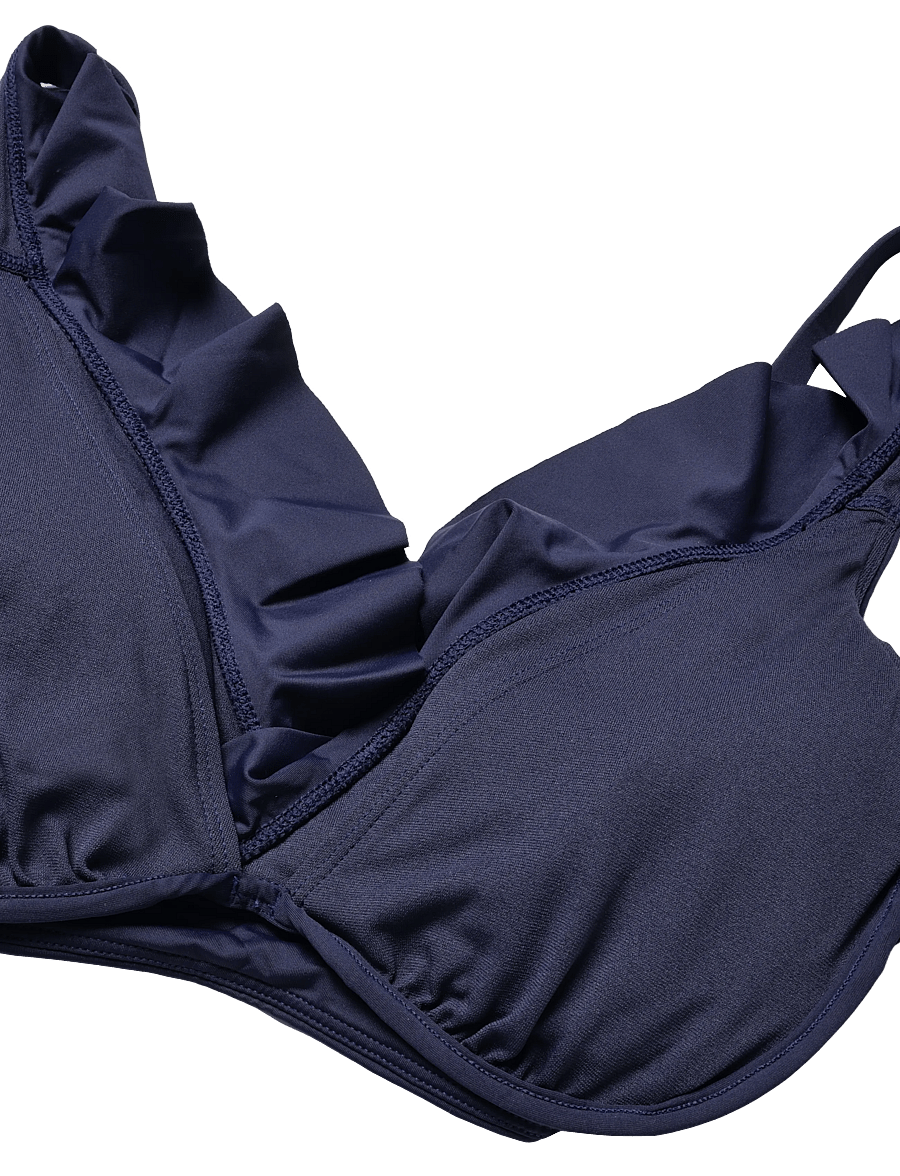 Lauren Ralph Lauren Swimwear - LRL Beach club Ruffle uw bra - bikini-oberteile mit bügel - navy - 2