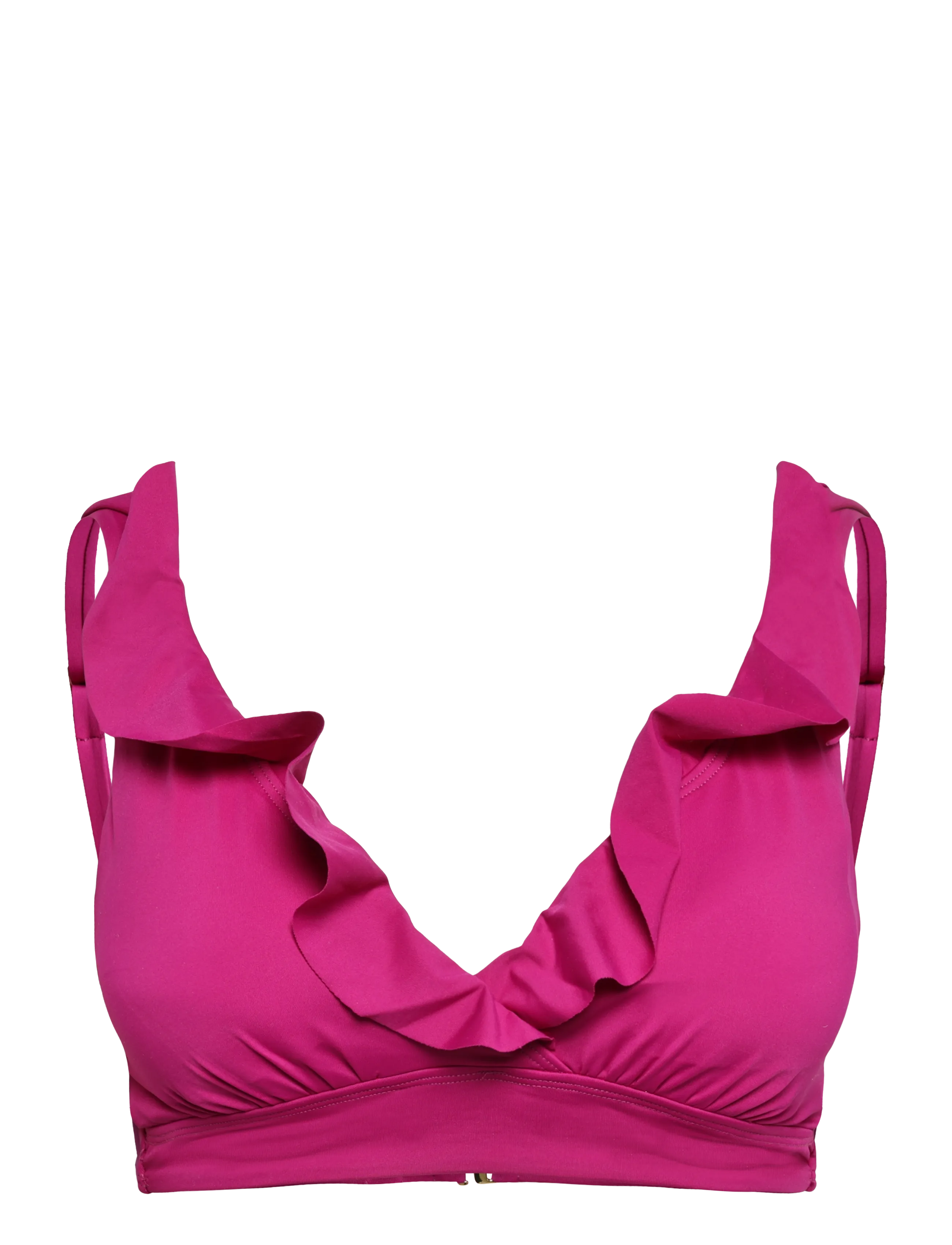 Lauren Ralph Lauren Swimwear LRL Beach club Ruffle uw bra - Lauren Ralph Lauren - PLUMERIA / pink/rose