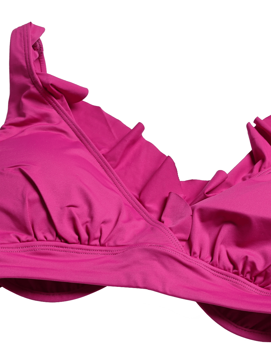 Lauren Ralph Lauren Swimwear - LRL Beach club Ruffle uw bra - bikini-oberteile mit bügel - plumeria - 2